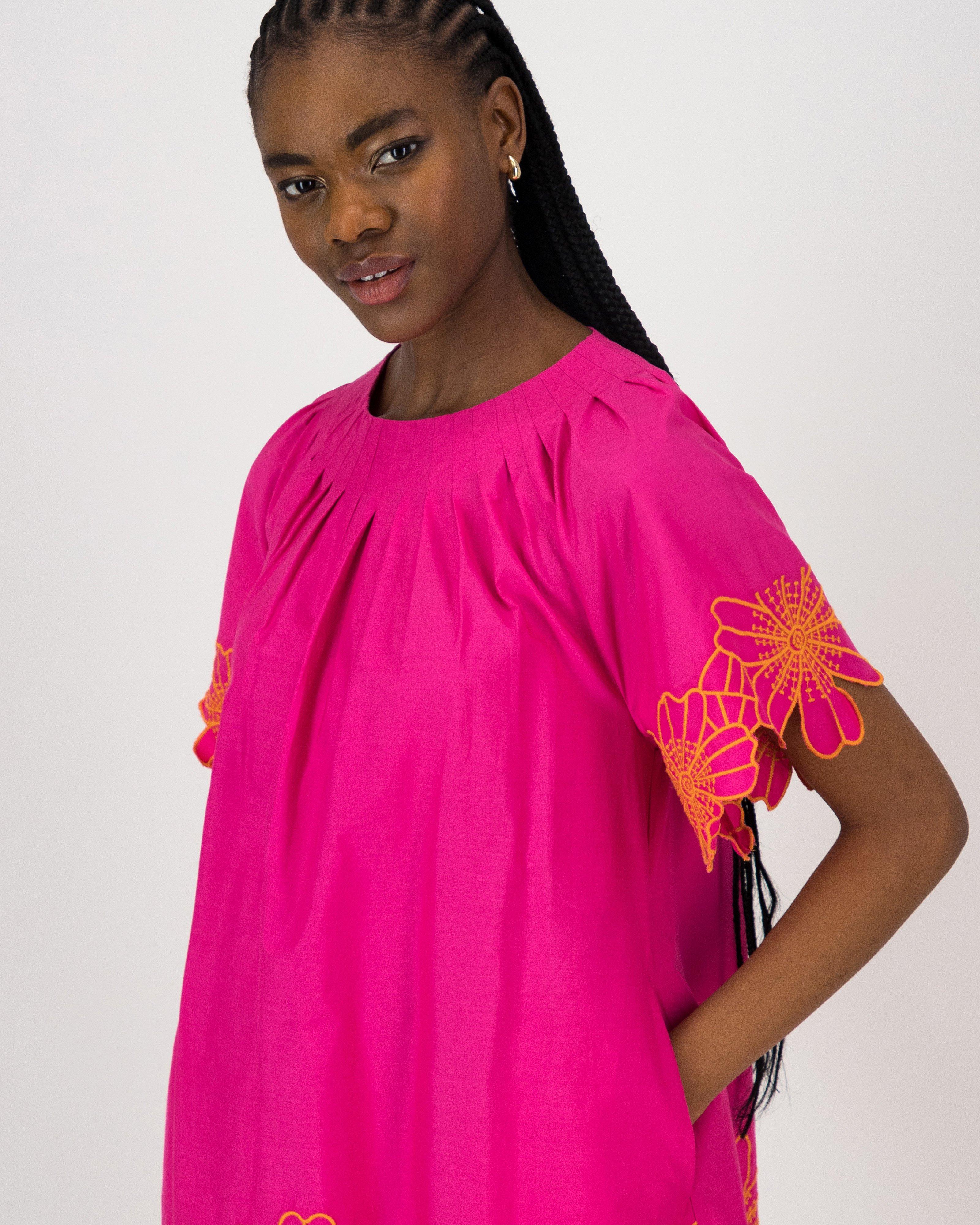 Penn Cotton Dress -  Pink