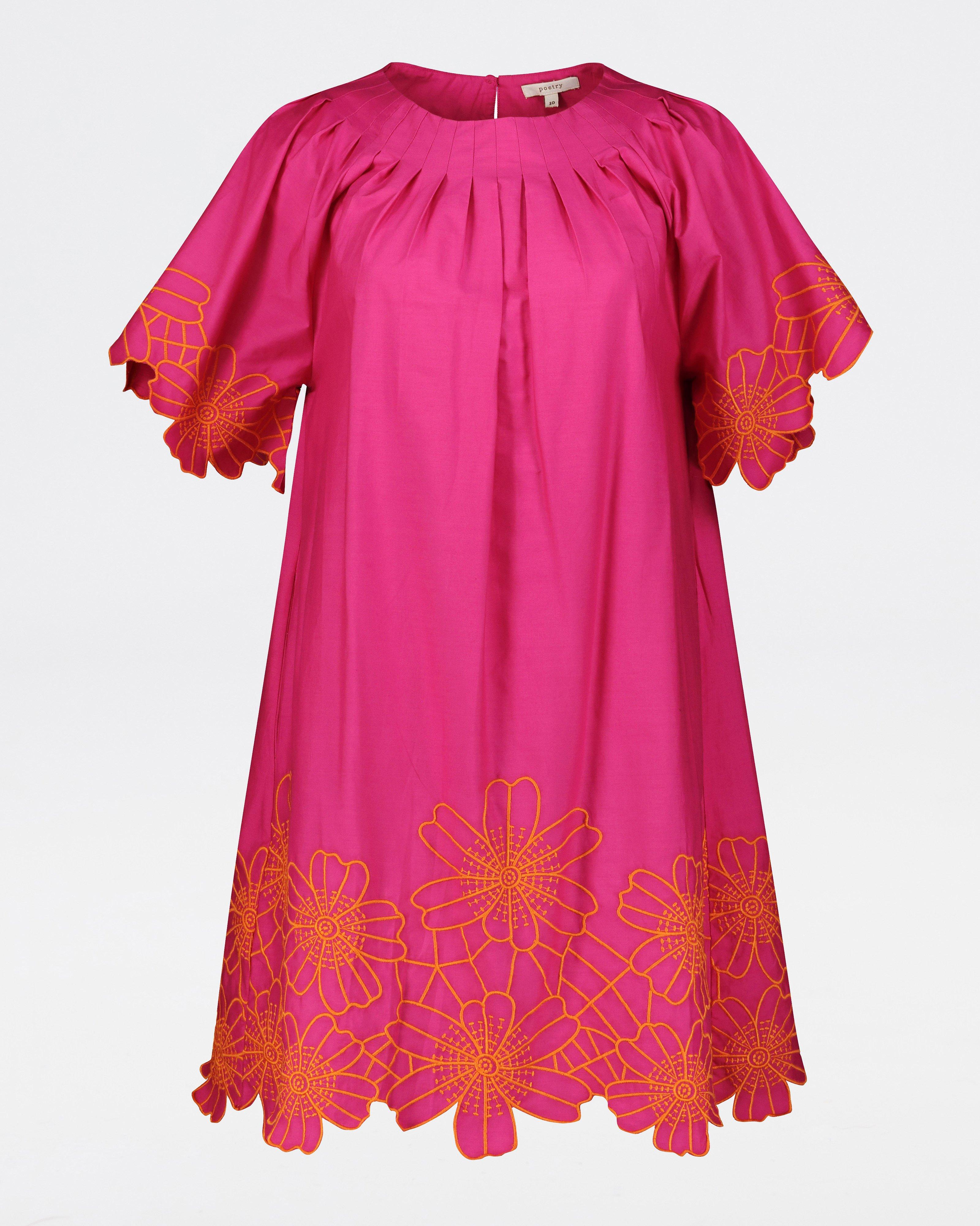 Penn Cotton Dress -  Pink
