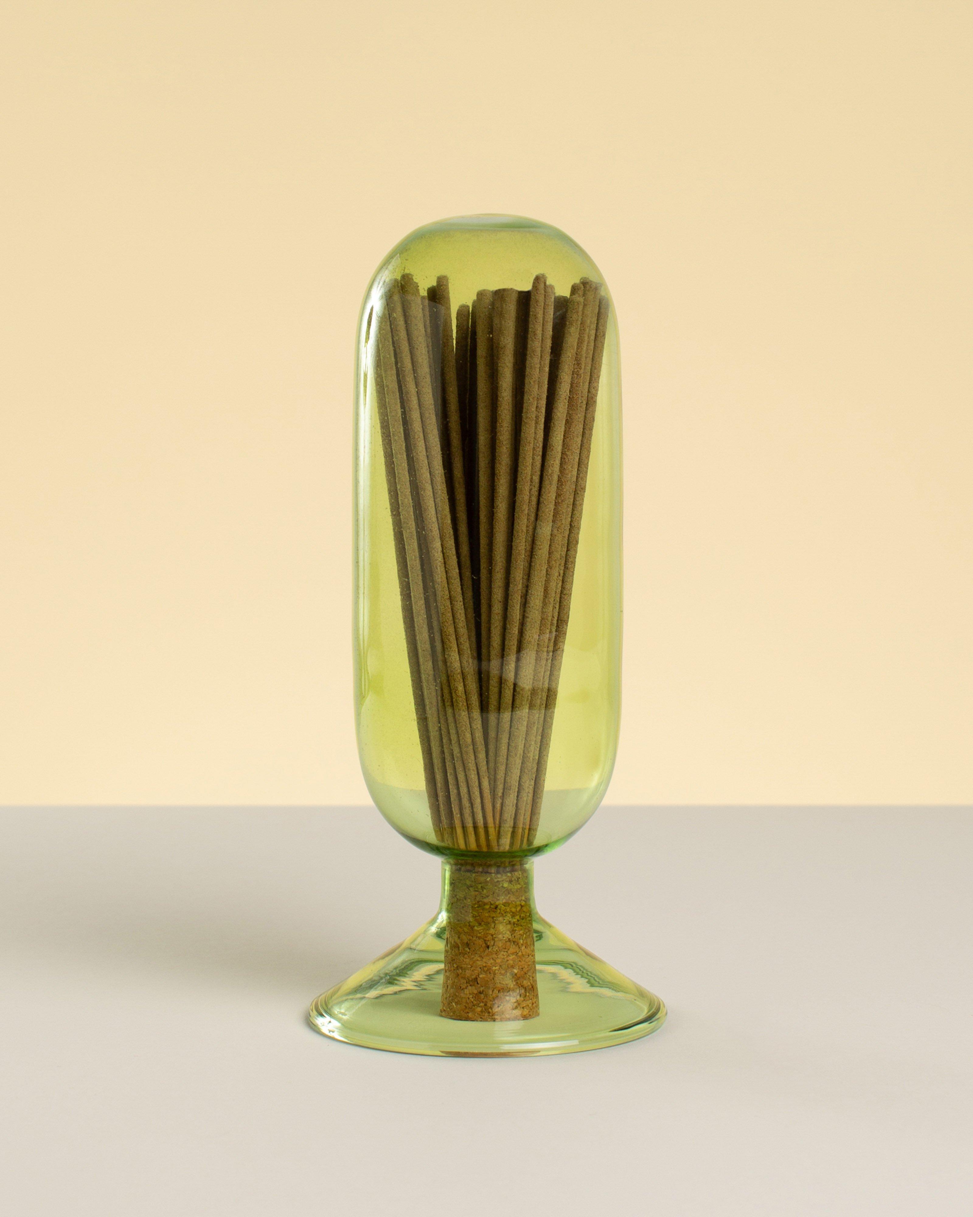 Home Incense in Glass Vessel -  Assorted