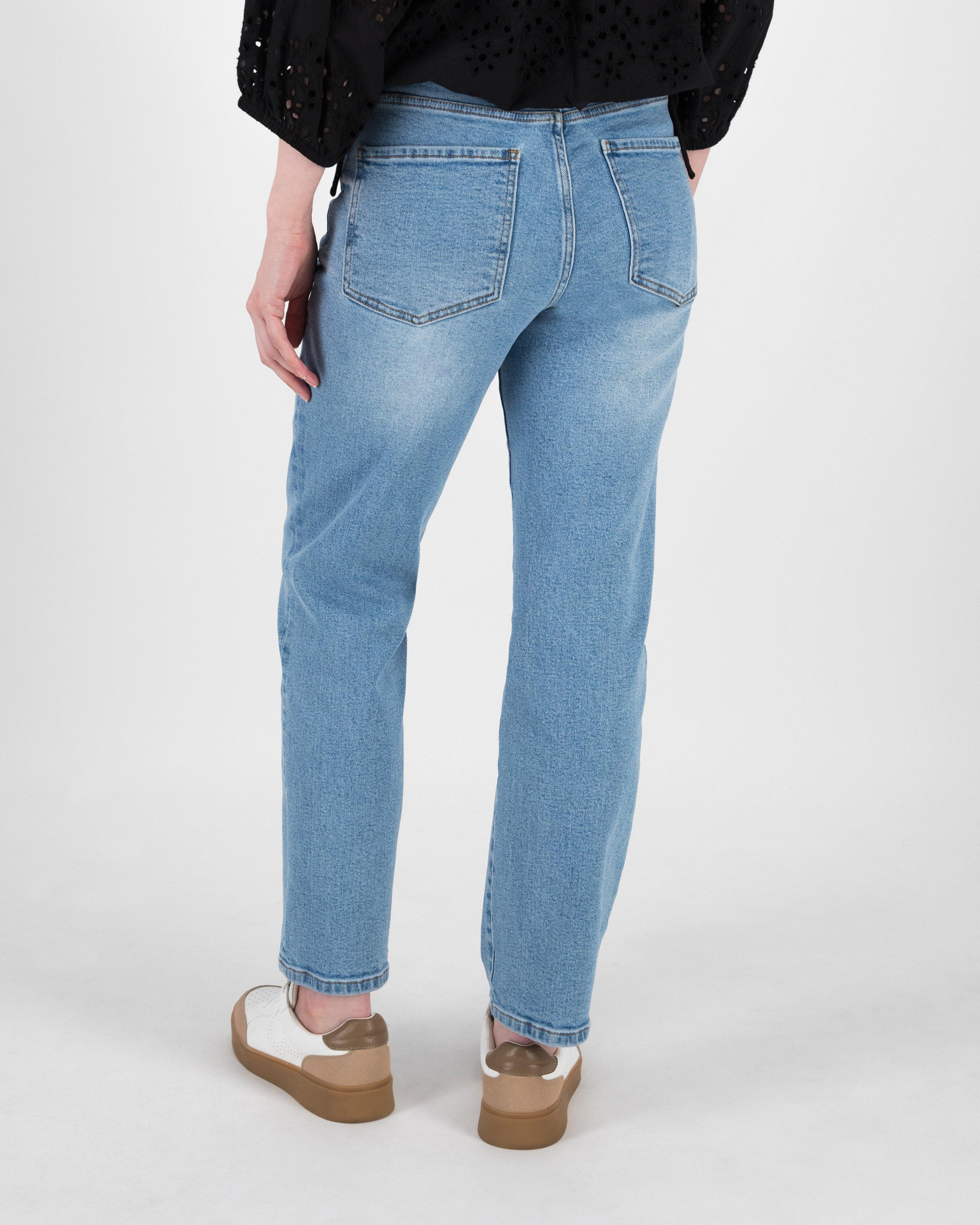 Women’s Asha Straight Leg Denim  -  Mid Blue