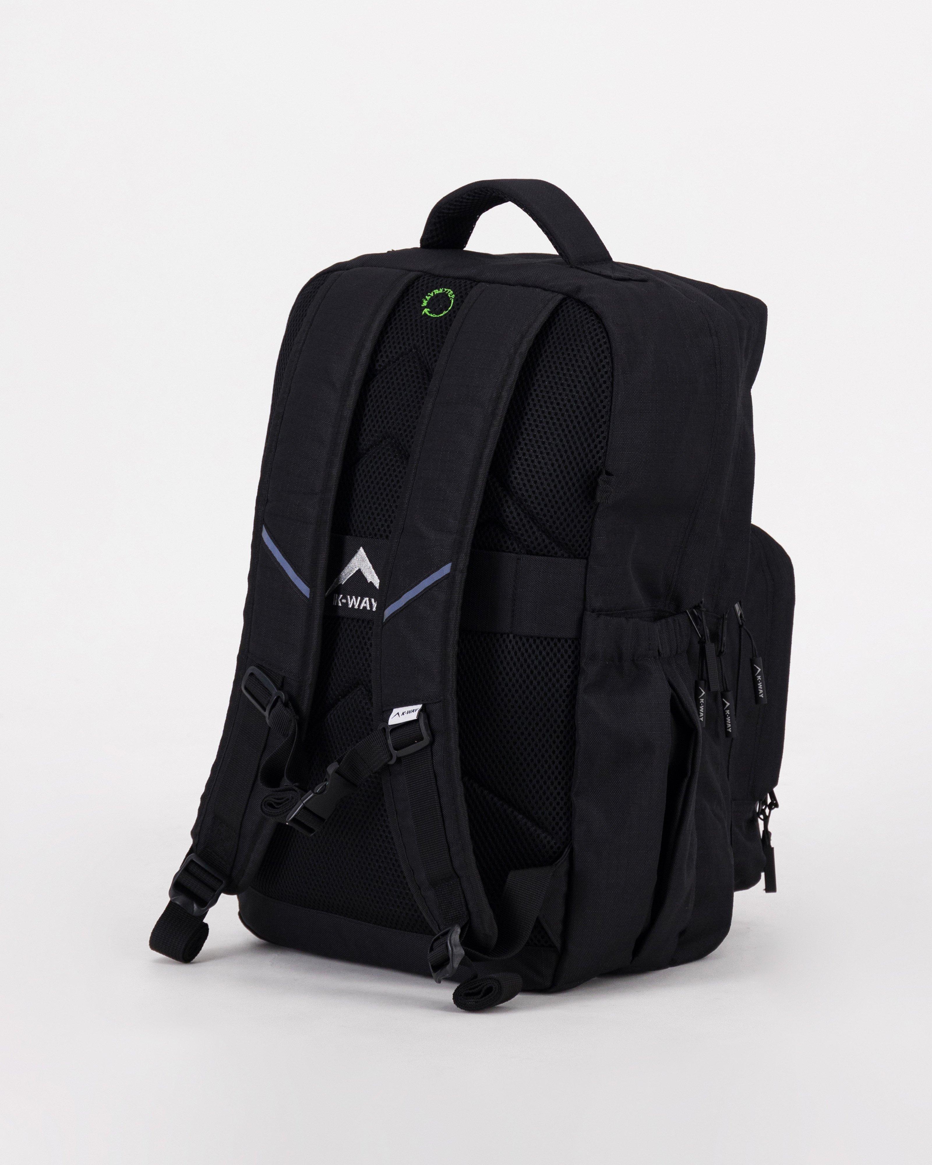 K-Way 35L Campus Backpack -  Black