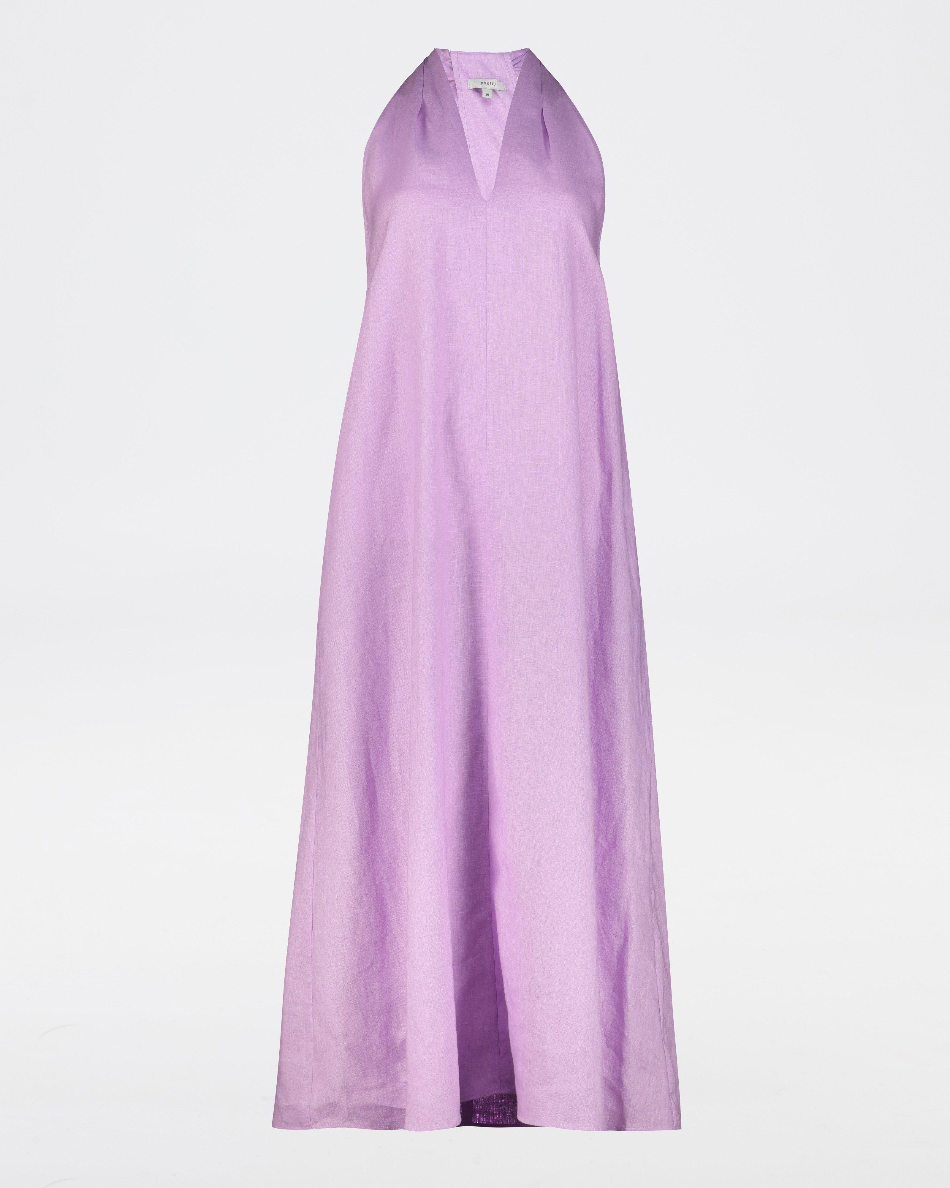 Connor Linen Dress -  Lilac