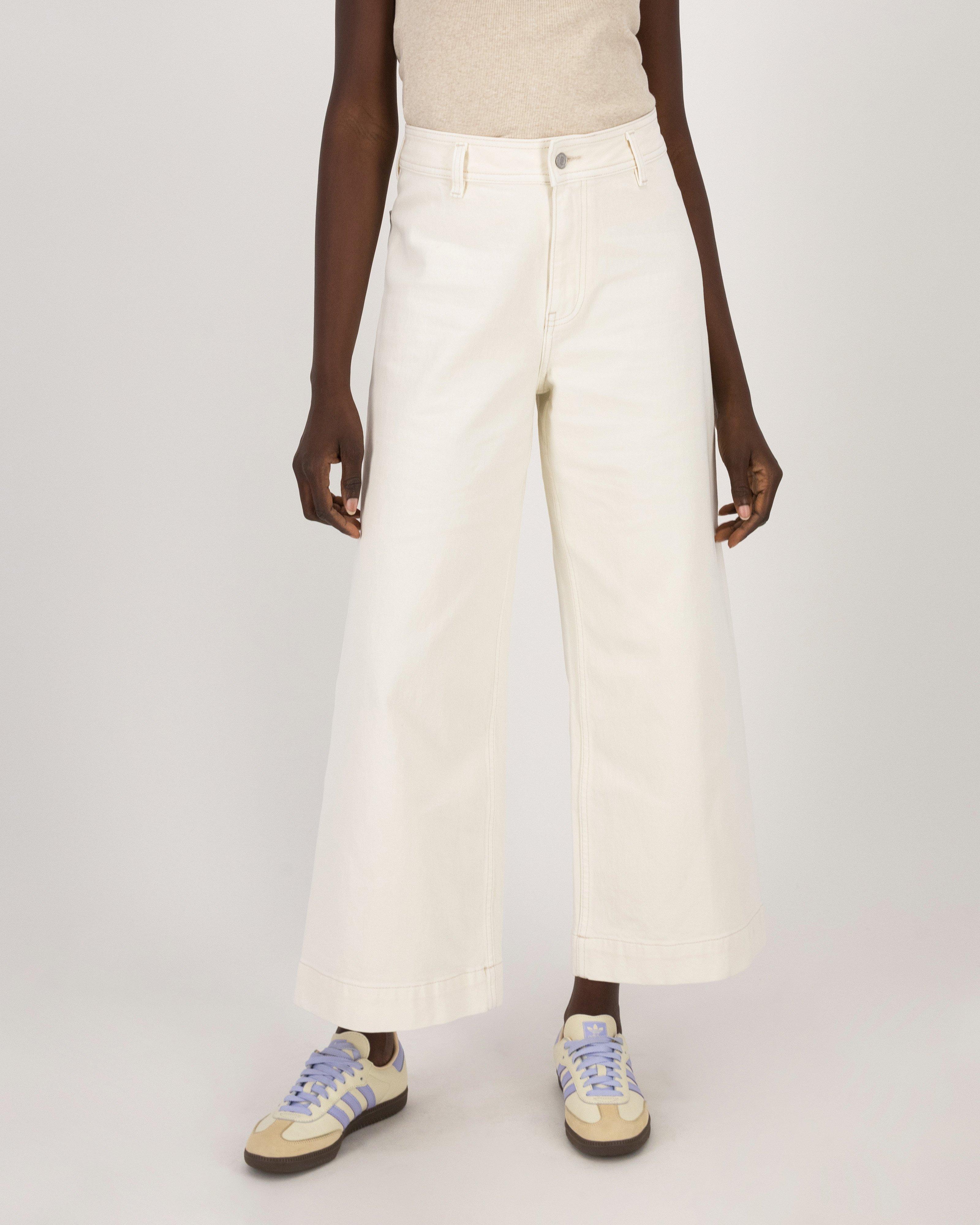 Reign Wide Leg Denim -  Stone