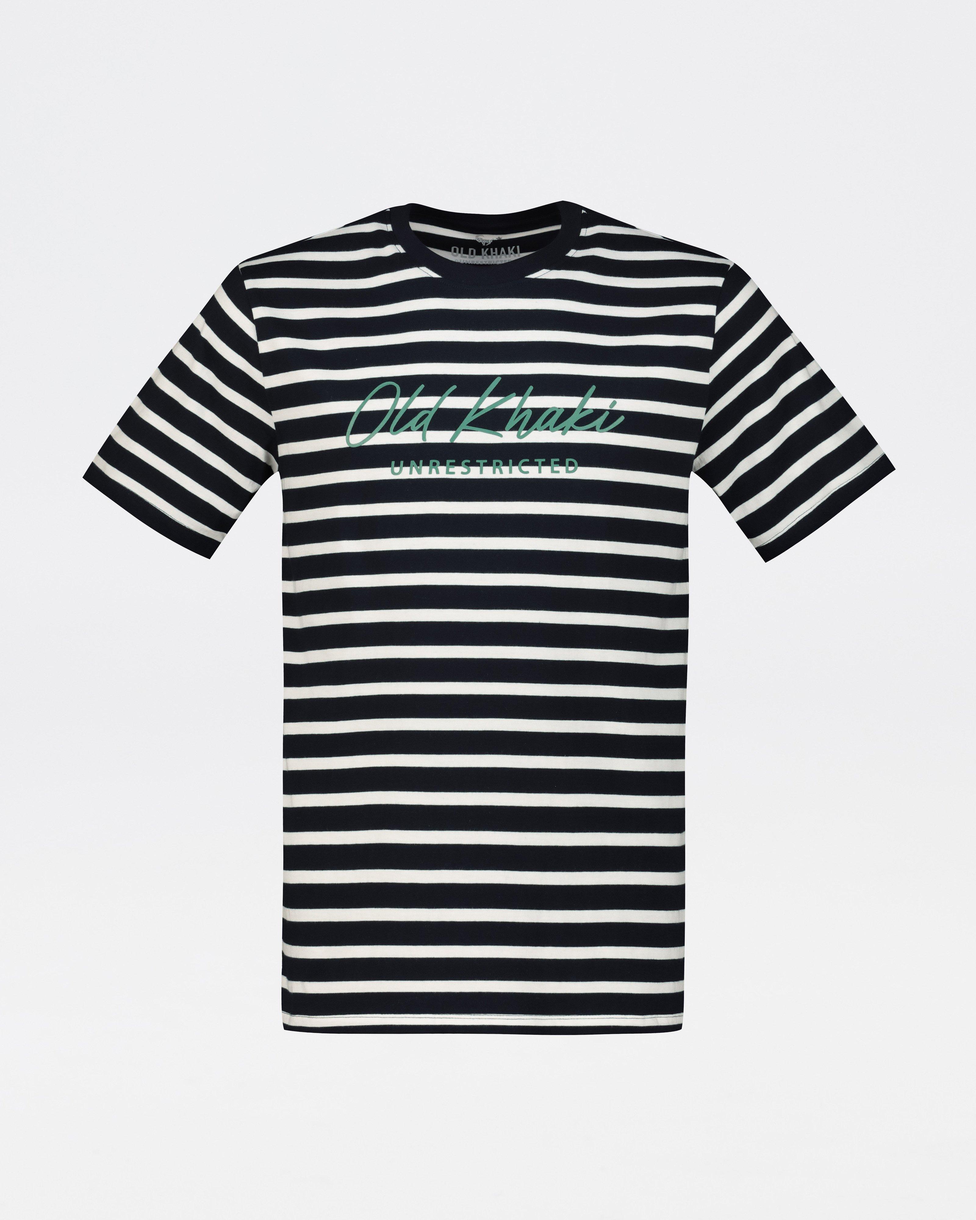 Men’s Bekham Yarn Dye Stripe Shirt  -  Navy