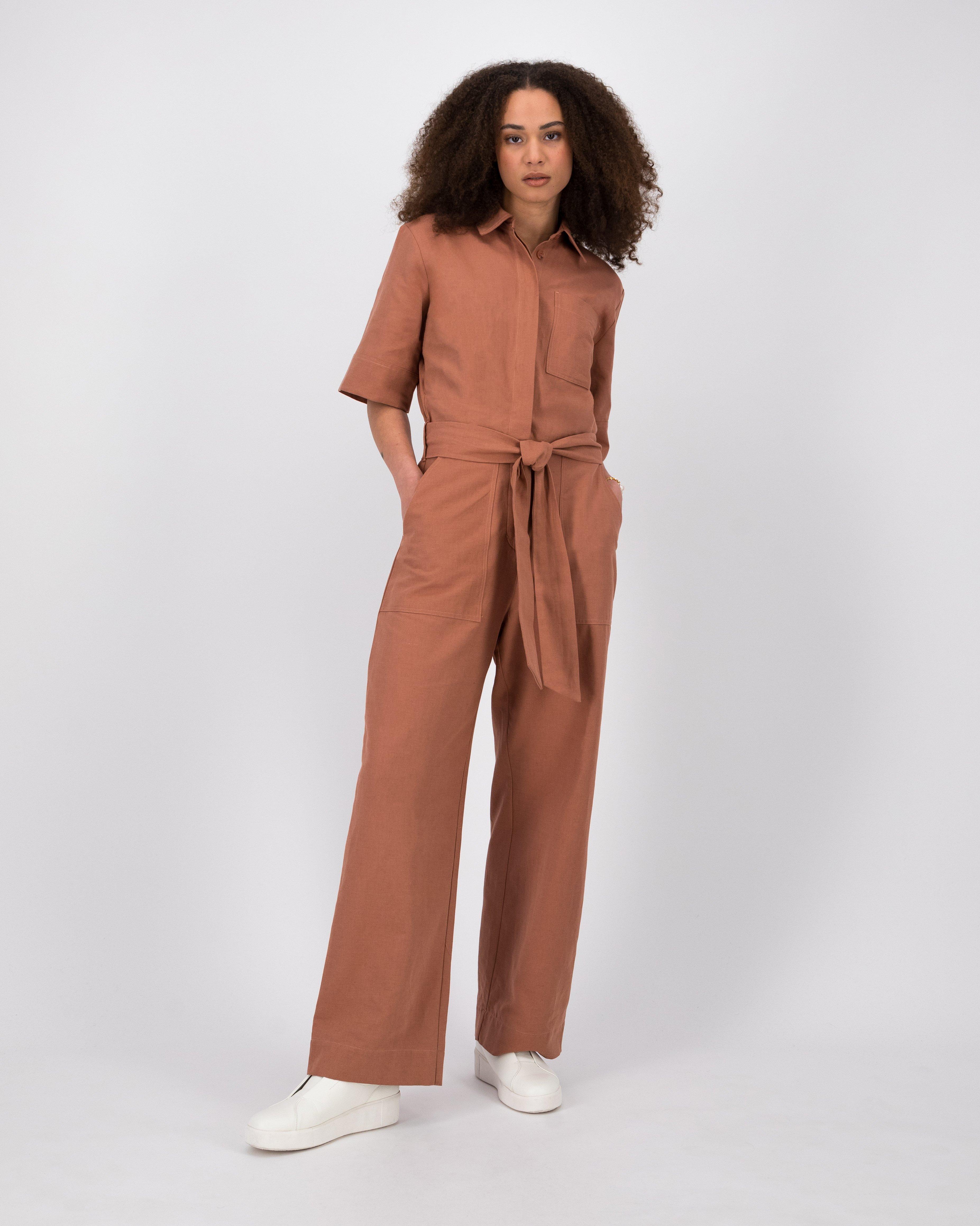 Celeste Jumpsuit -  Brown