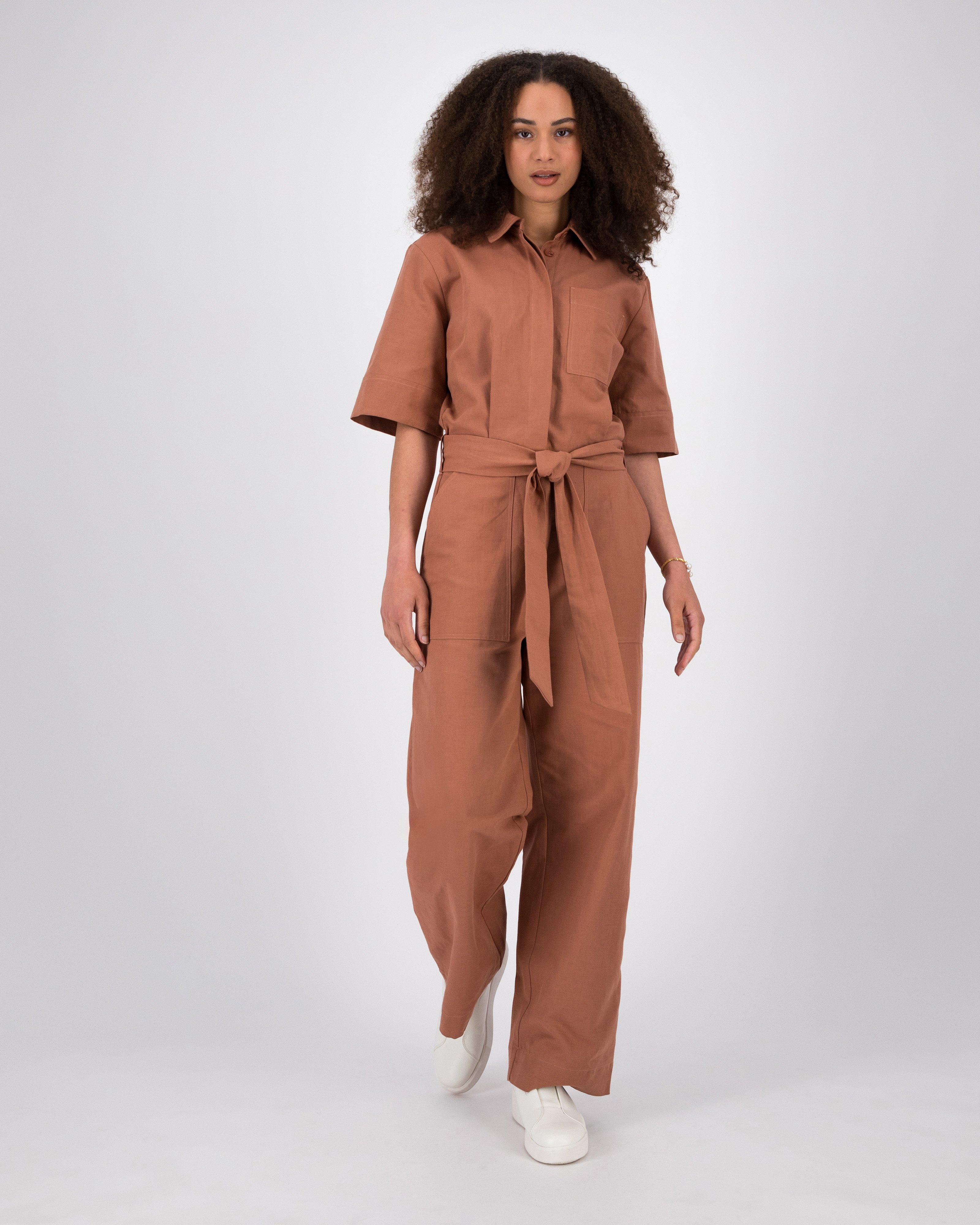 Celeste Jumpsuit -  Brown