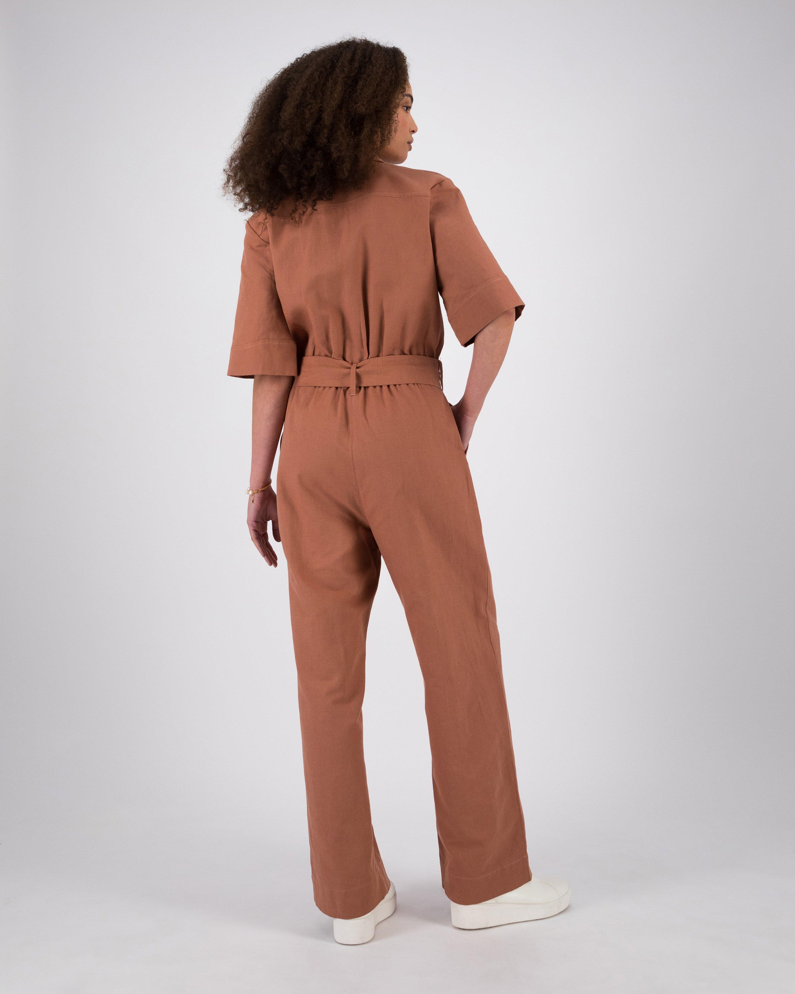 Celeste Jumpsuit -  Brown