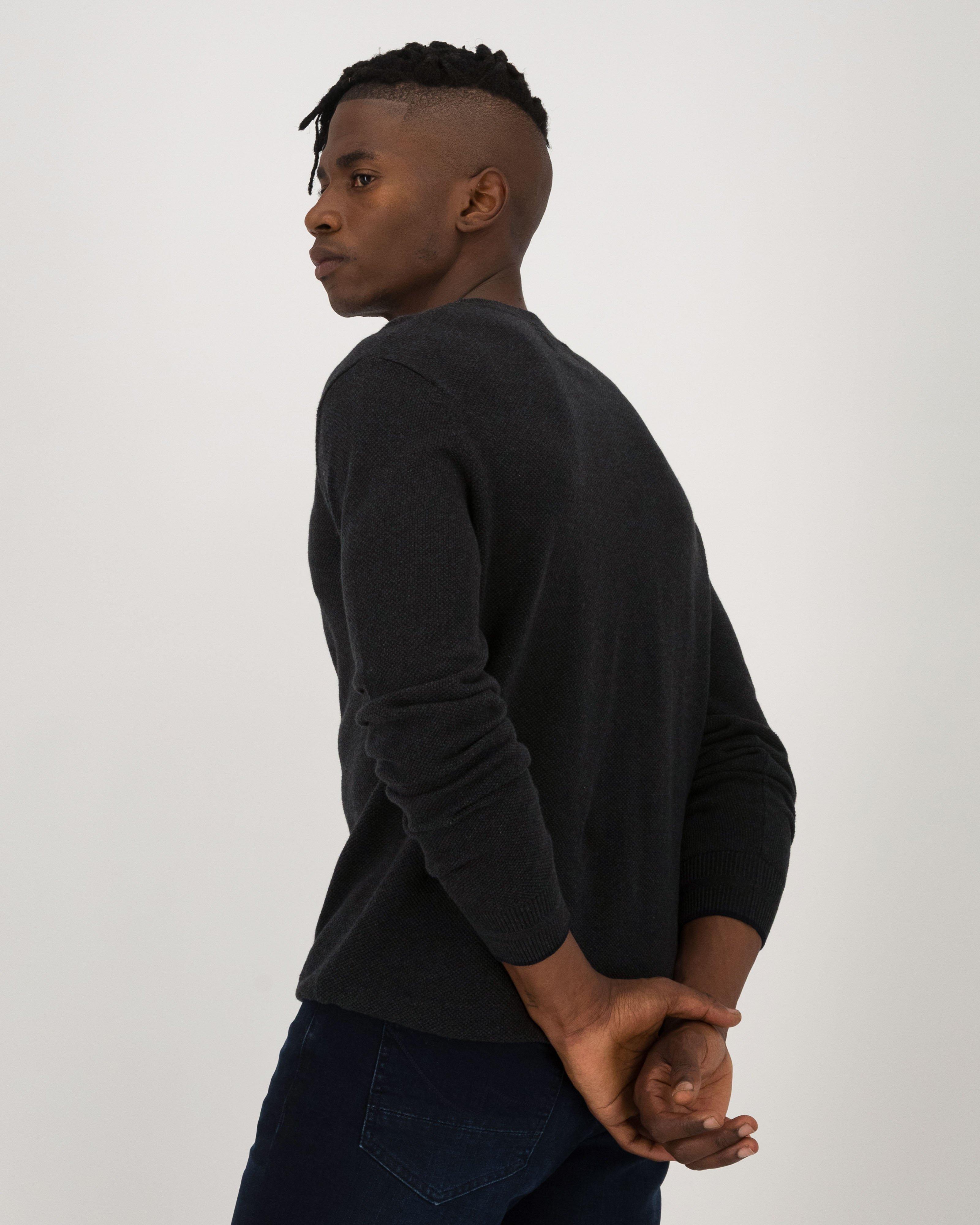Old Khaki Men’s Holmes Crew Knit Top -  Charcoal