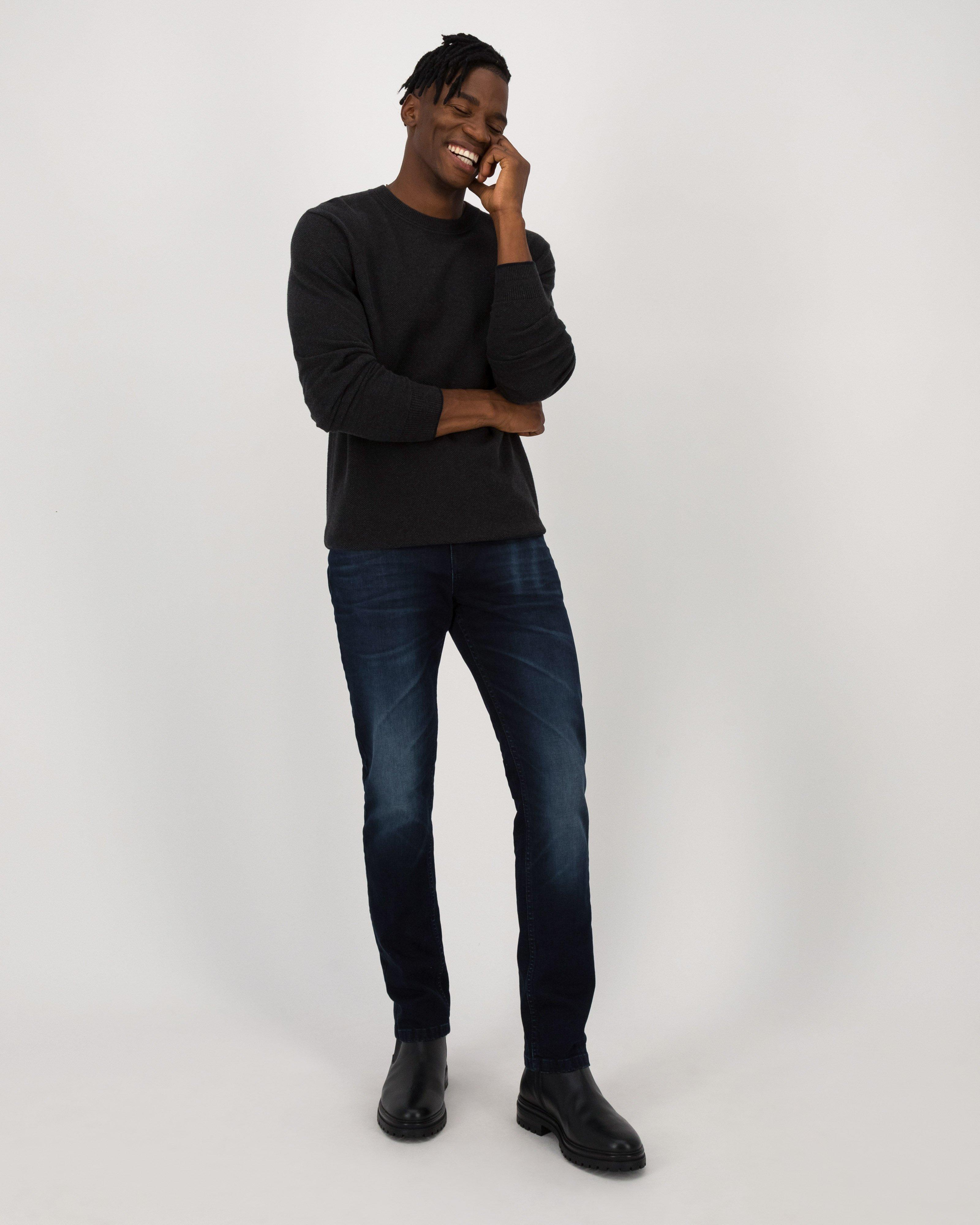 Old Khaki Men’s Holmes Crew Knit Top -  Charcoal
