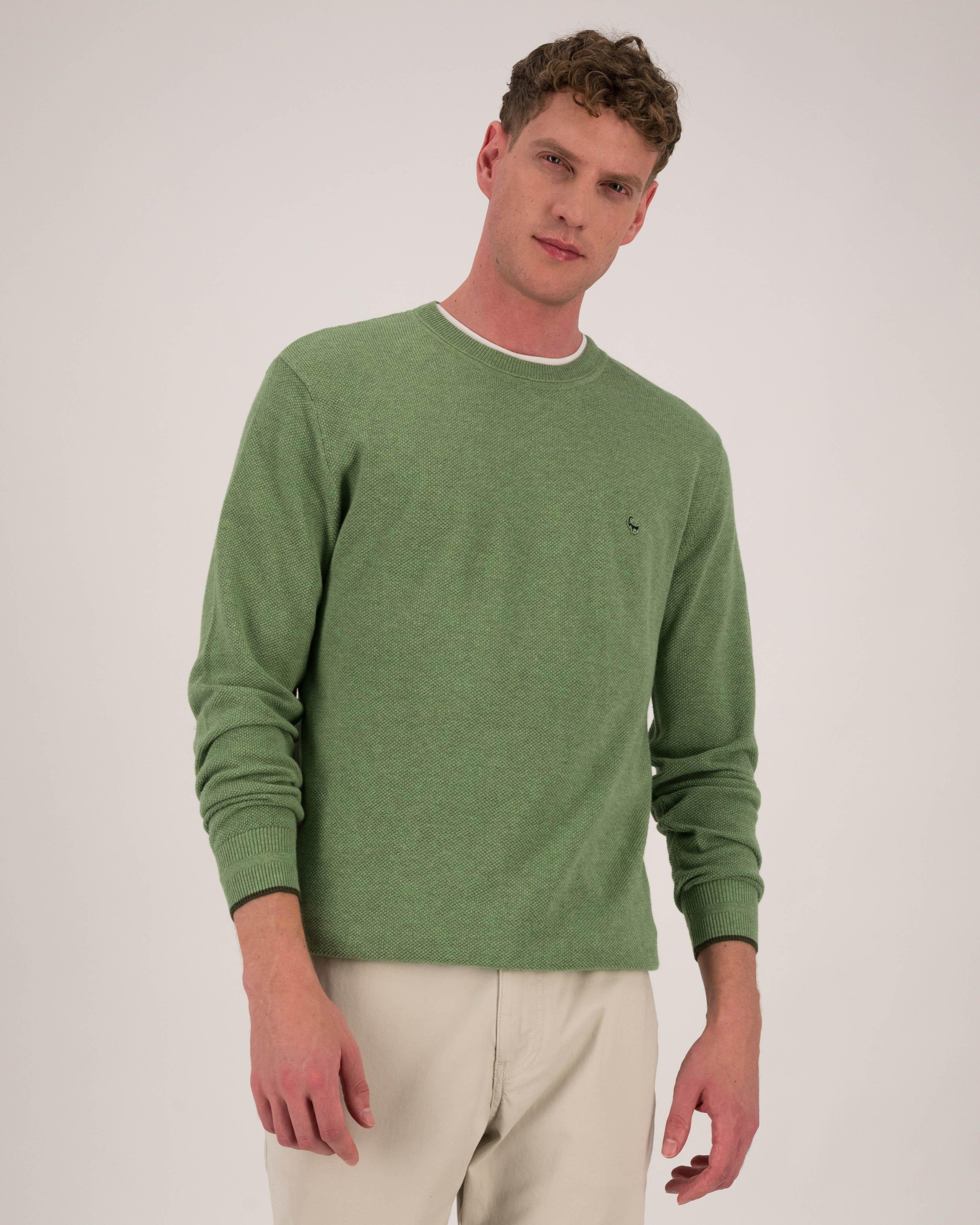 Old Khaki Men’s Holmes Crew Knit Top -  Light Green