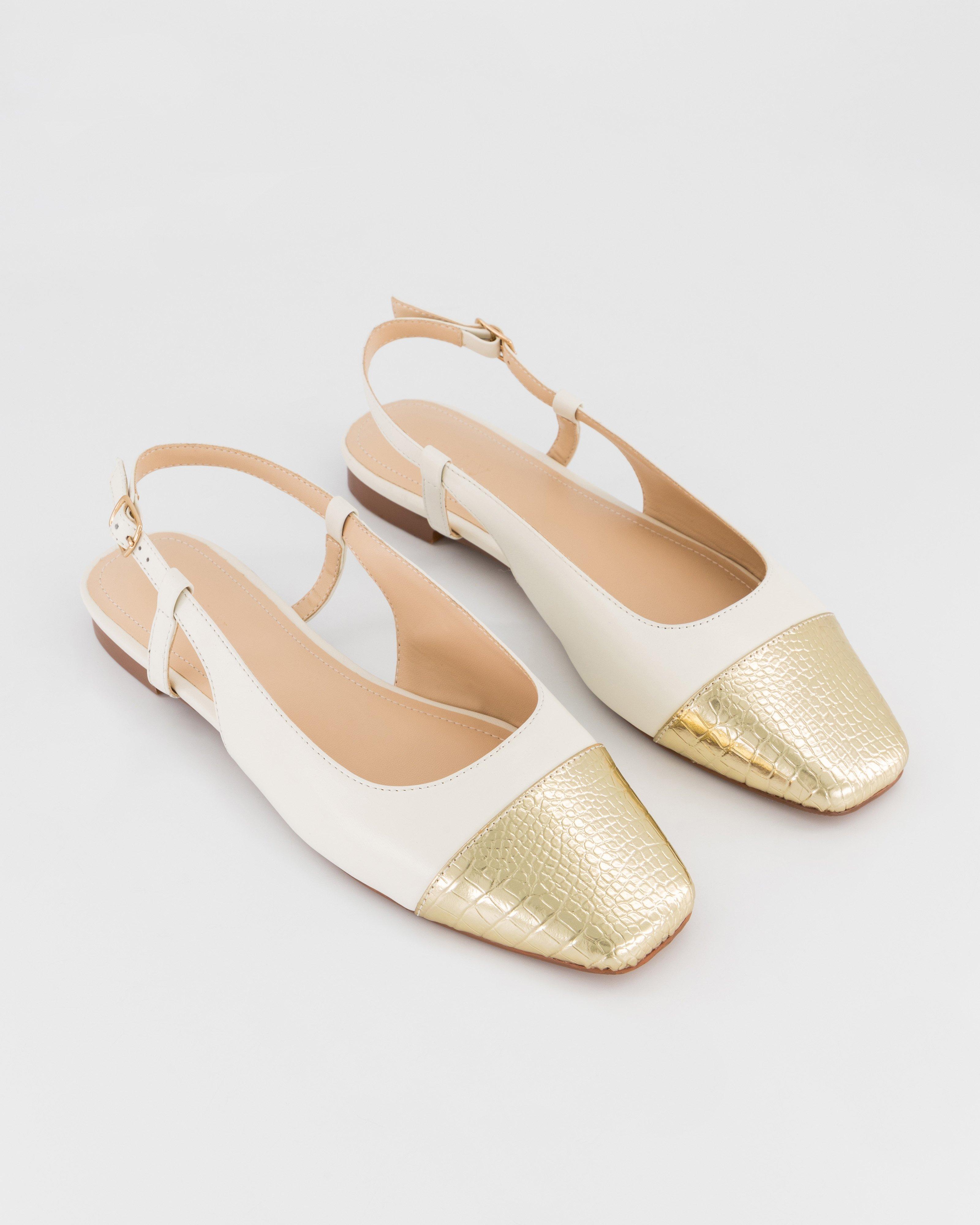 Carmela Slingback Shoe -  Milk
