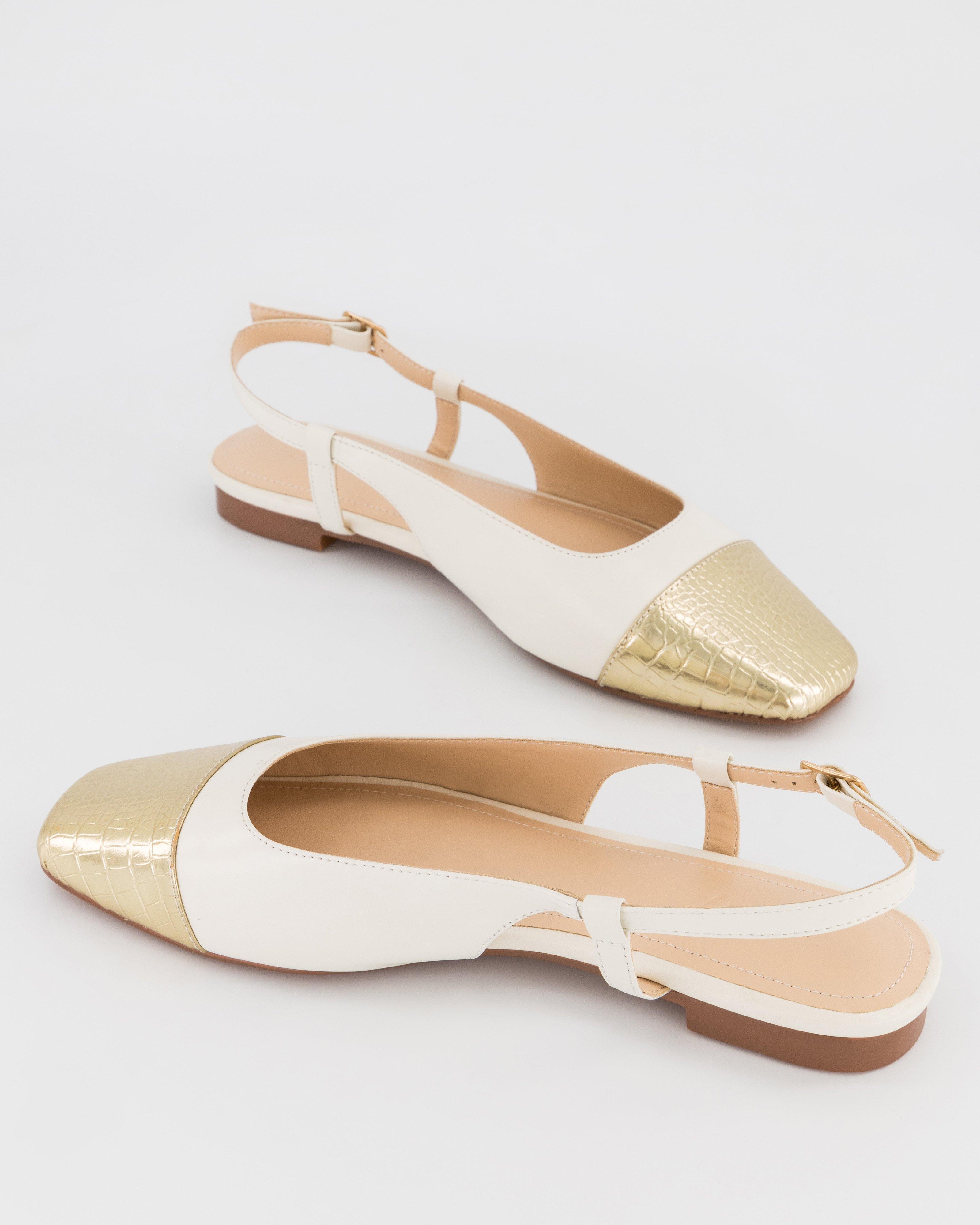 Carmela Slingback Shoe -  Milk