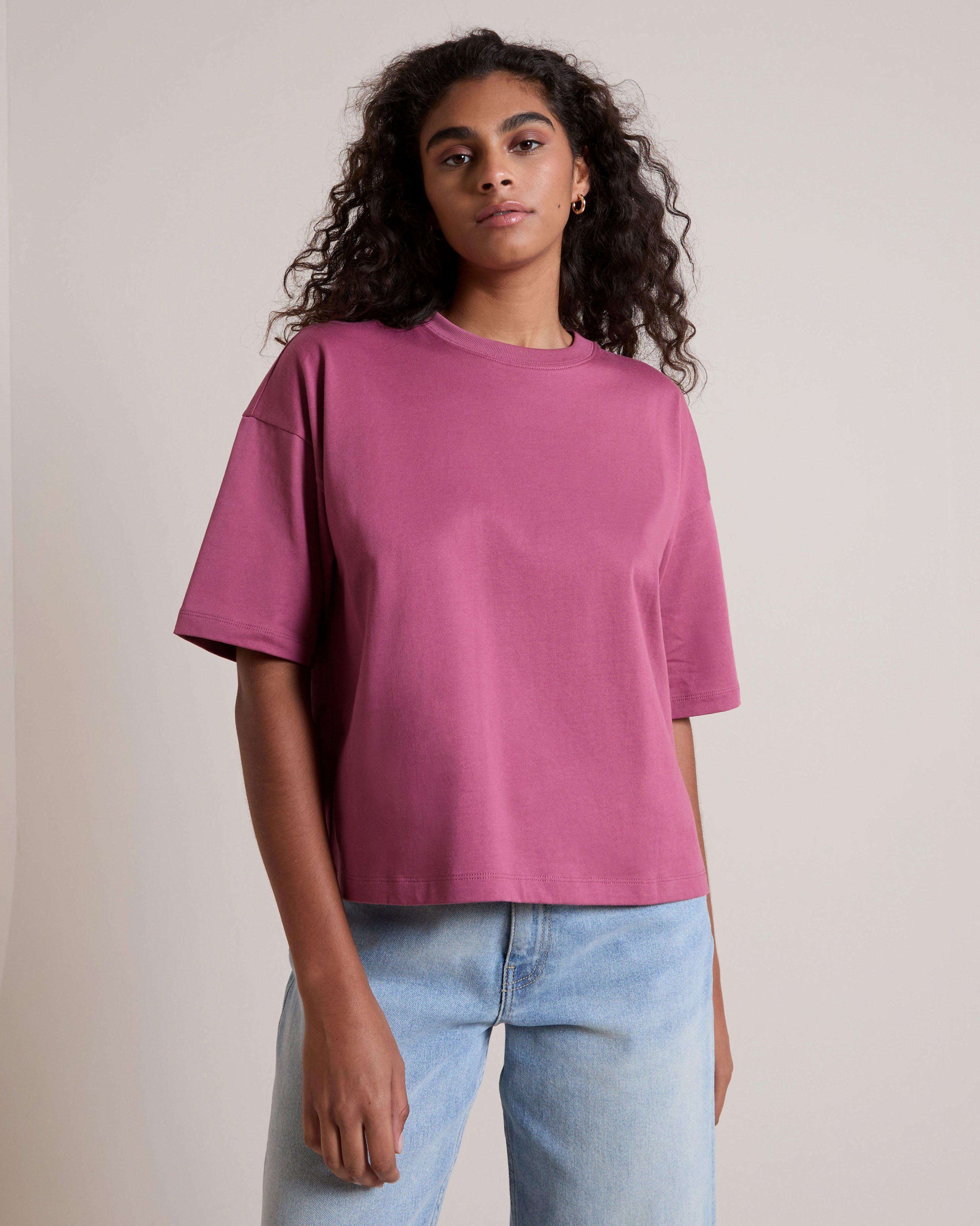 トップス soor ploom RAGRAN MOCK TEE-THISTLE 10y 106330588_C32_1?