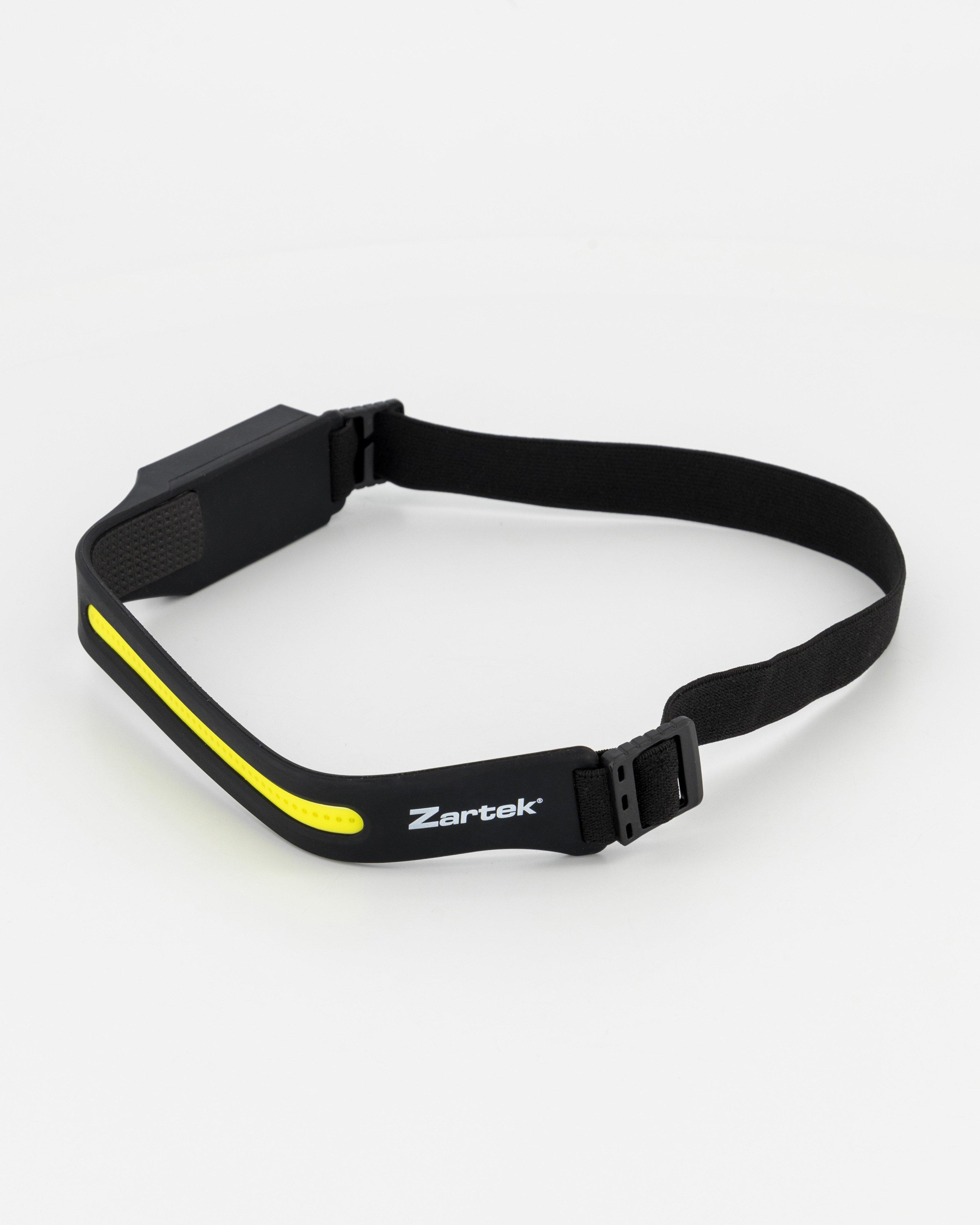 Zartek 350 Lumen LED Rechargeable Headlamp -  Black