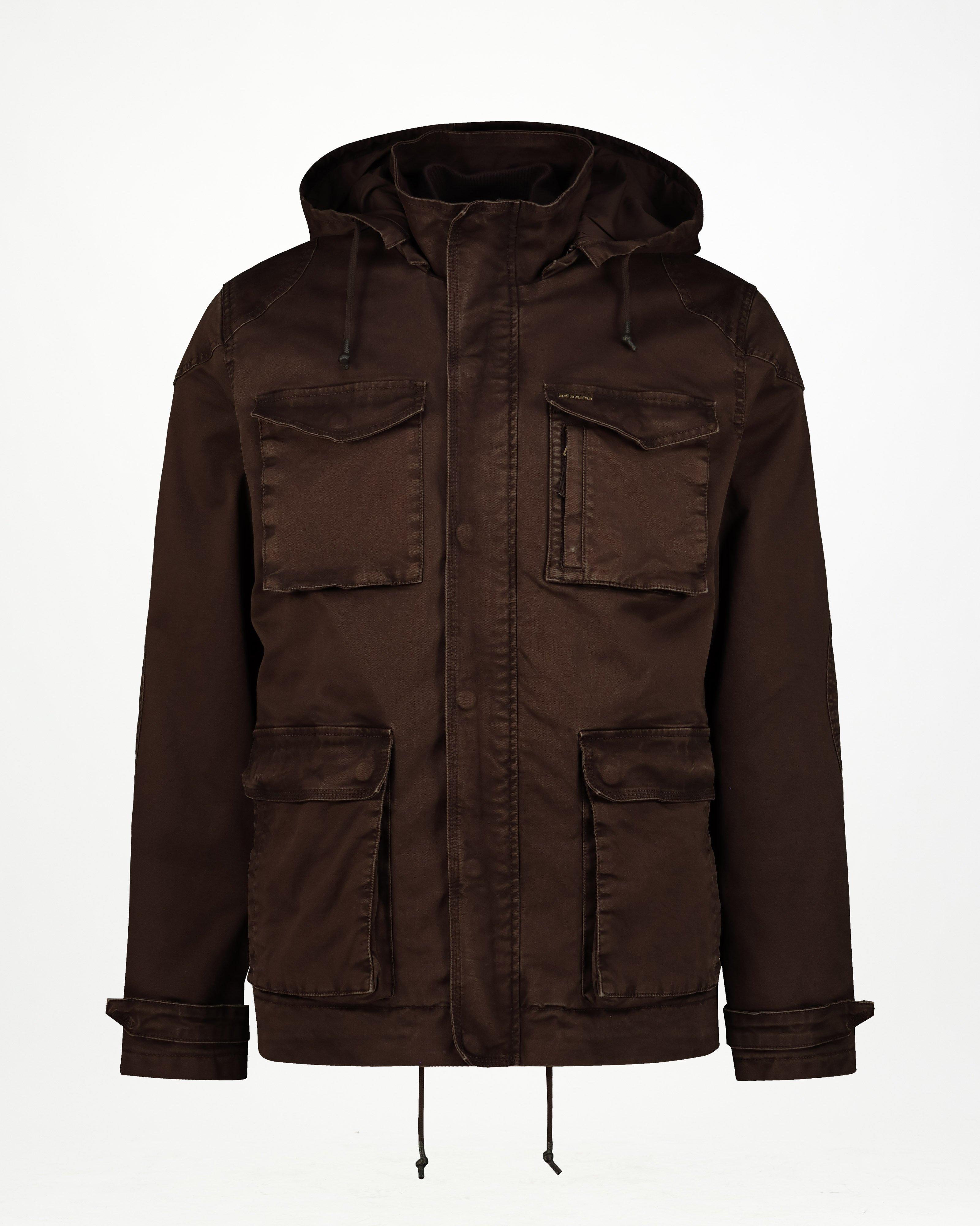K-Way Elements Men’s Safari 3-in-1 Canvas Field Jacket -  Brown