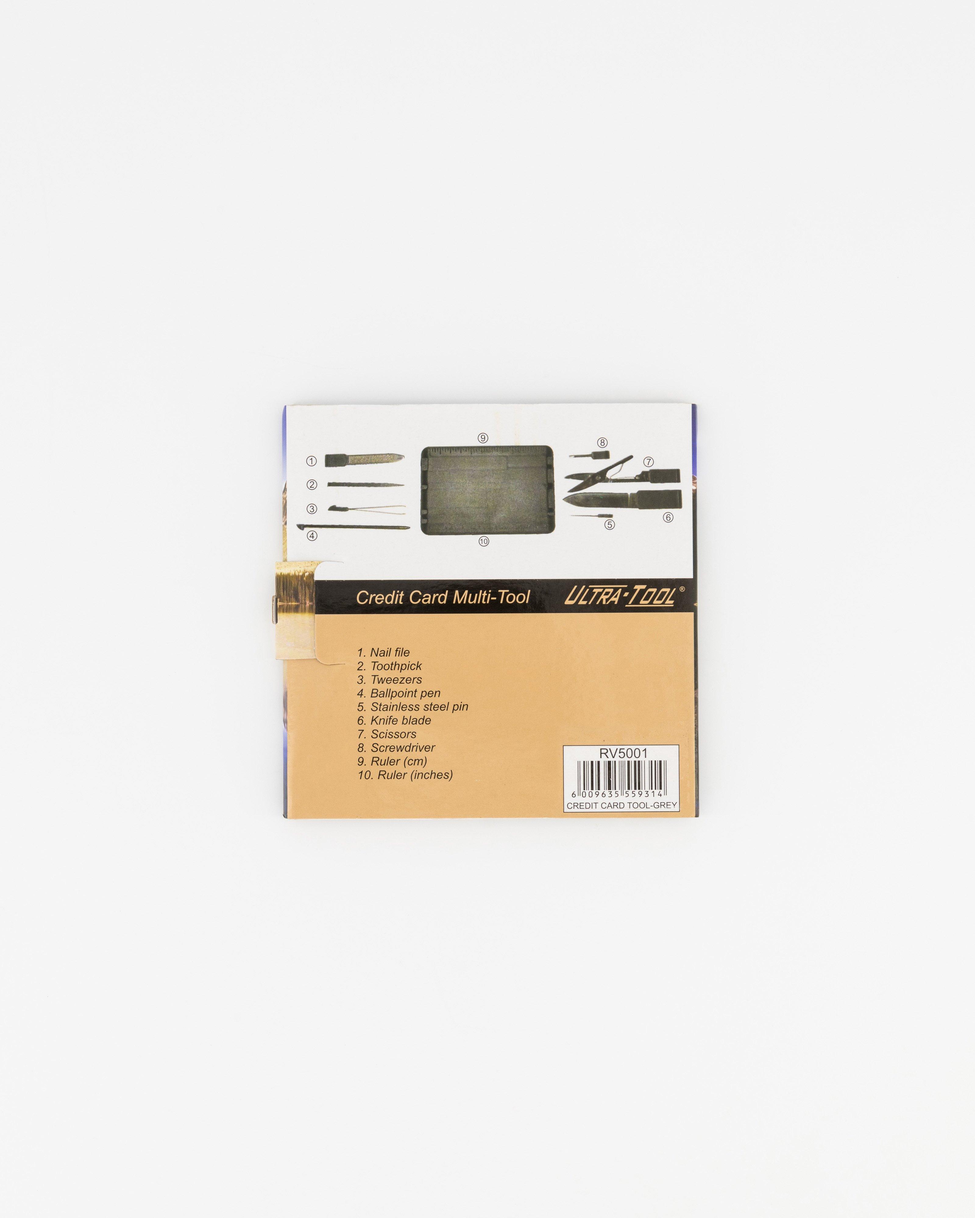 UltraTool Credit Card Multi-Tool -  Grey