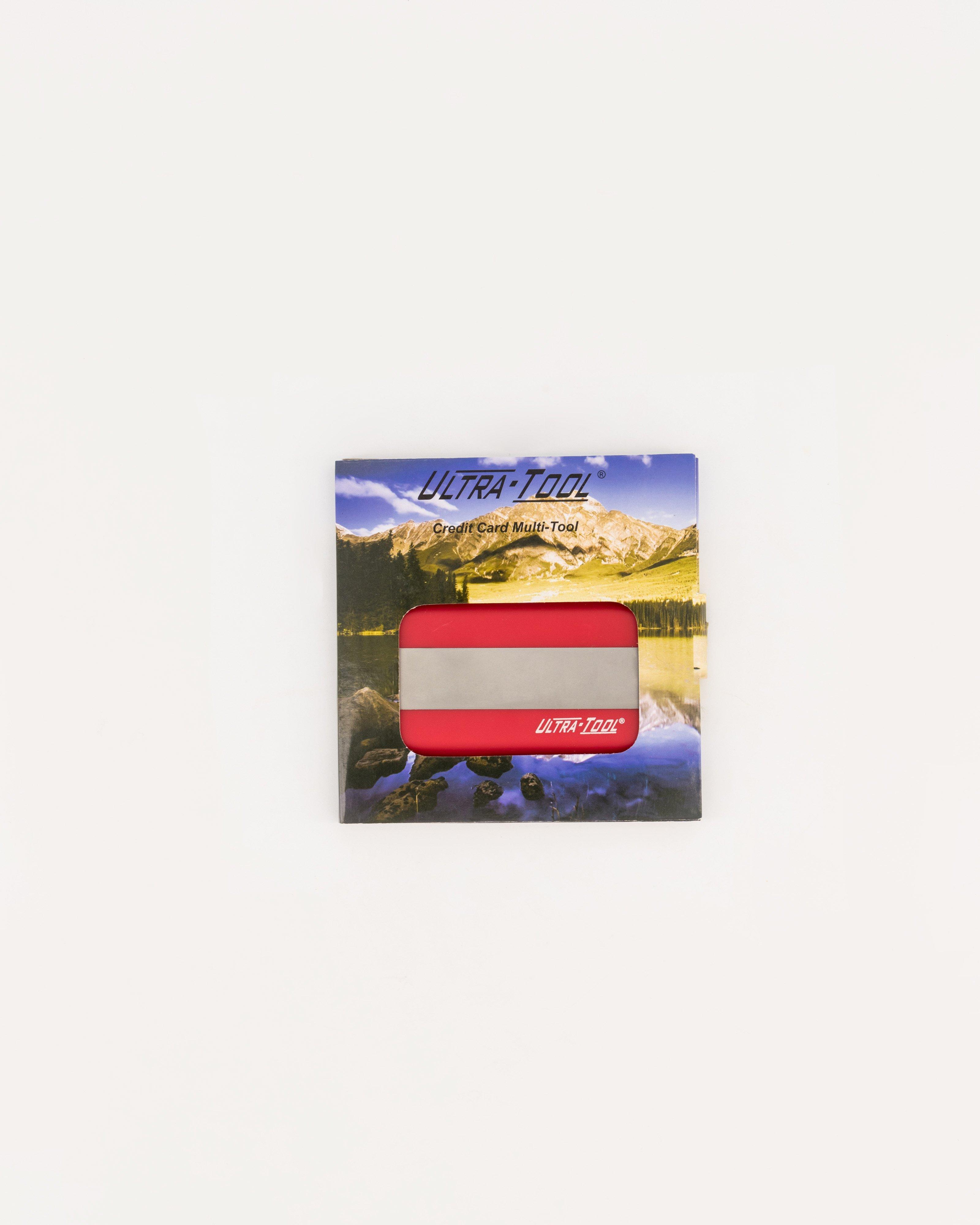 UltraTool Credit Card Multi-Tool -  Red