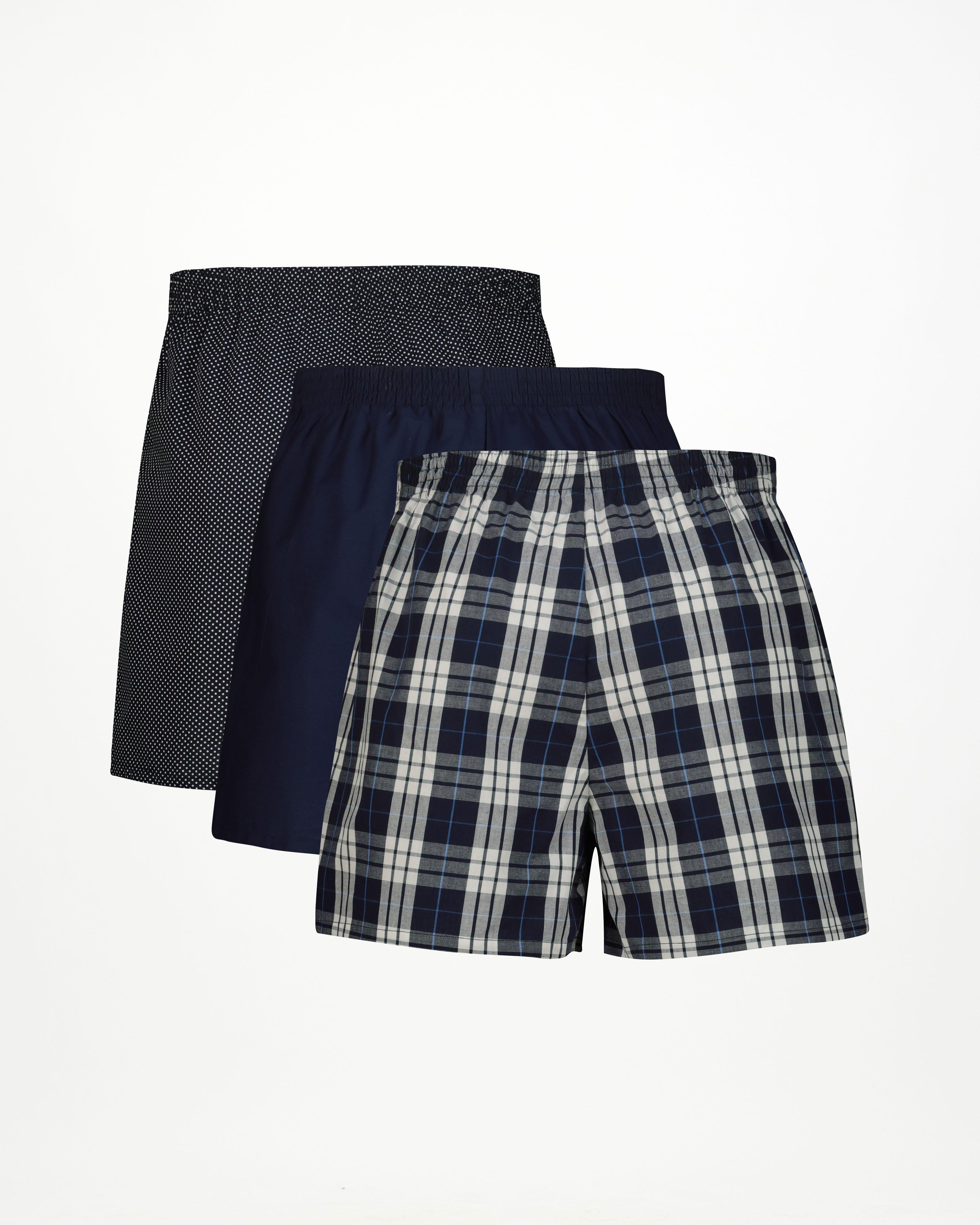 Men's Woven Boxers 3-Pack | Old Khaki