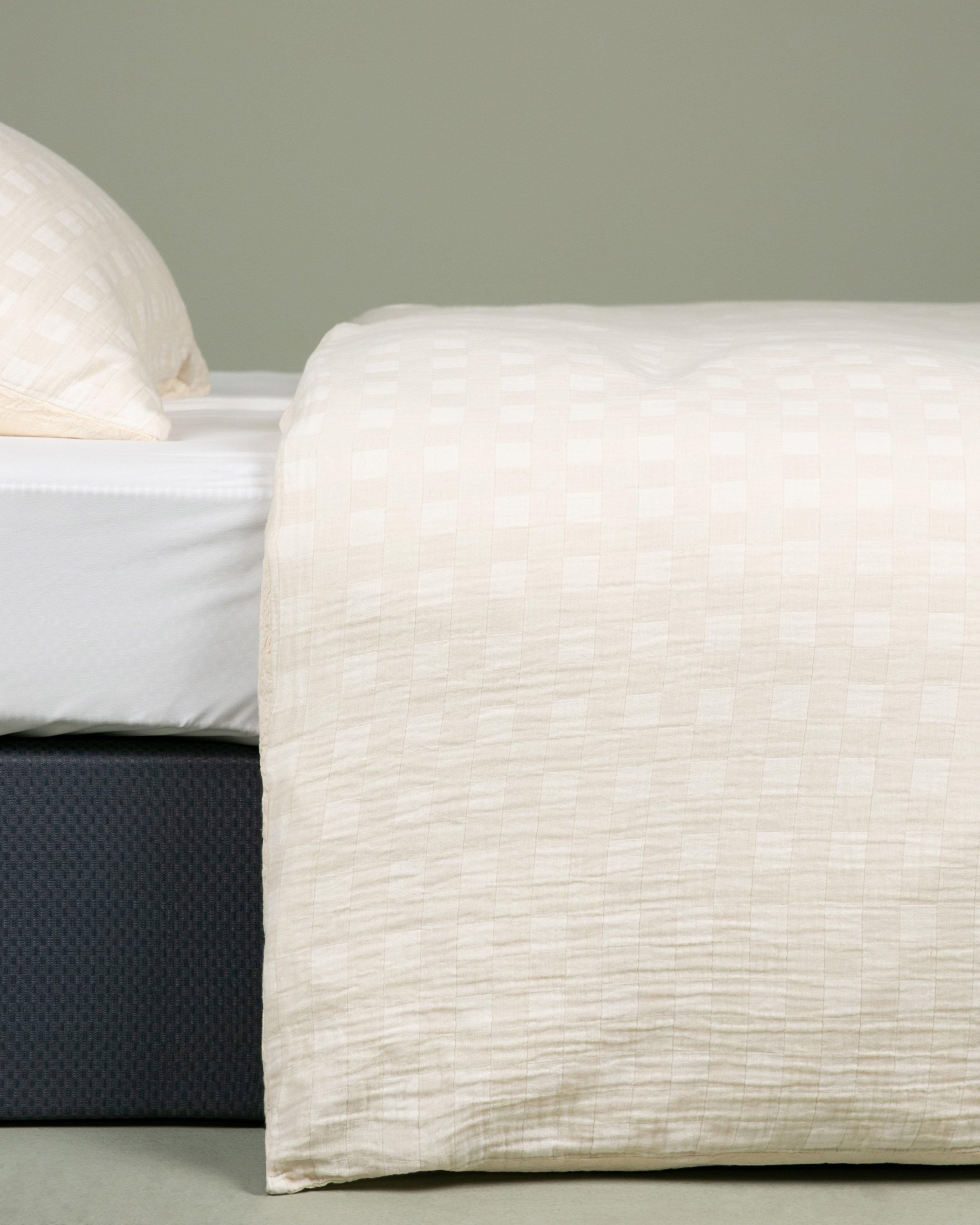 Clarry Washed King Duvet -  Stone