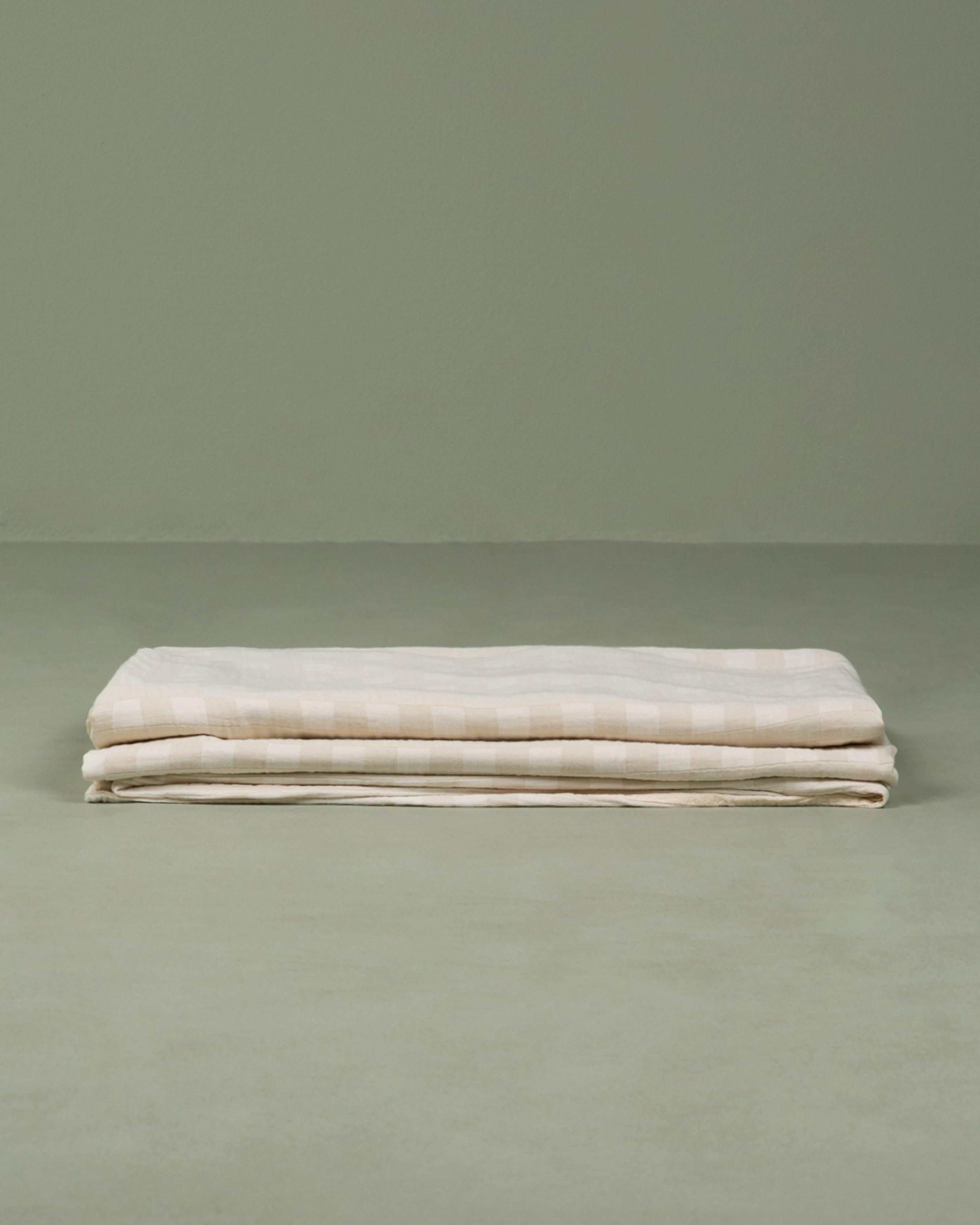 Clarry Washed King Duvet -  Stone