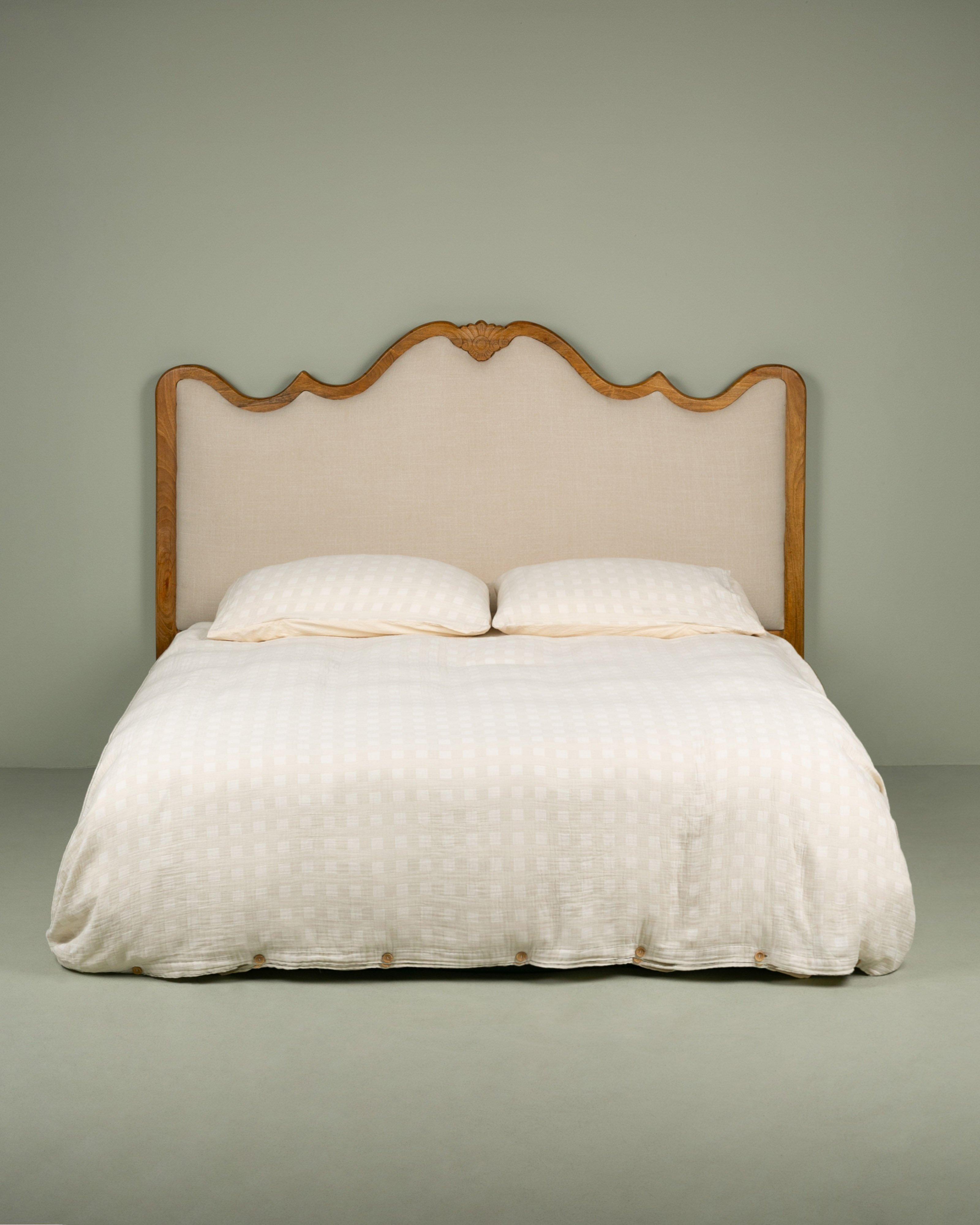 Clarry Washed Queen Duvet -  Stone