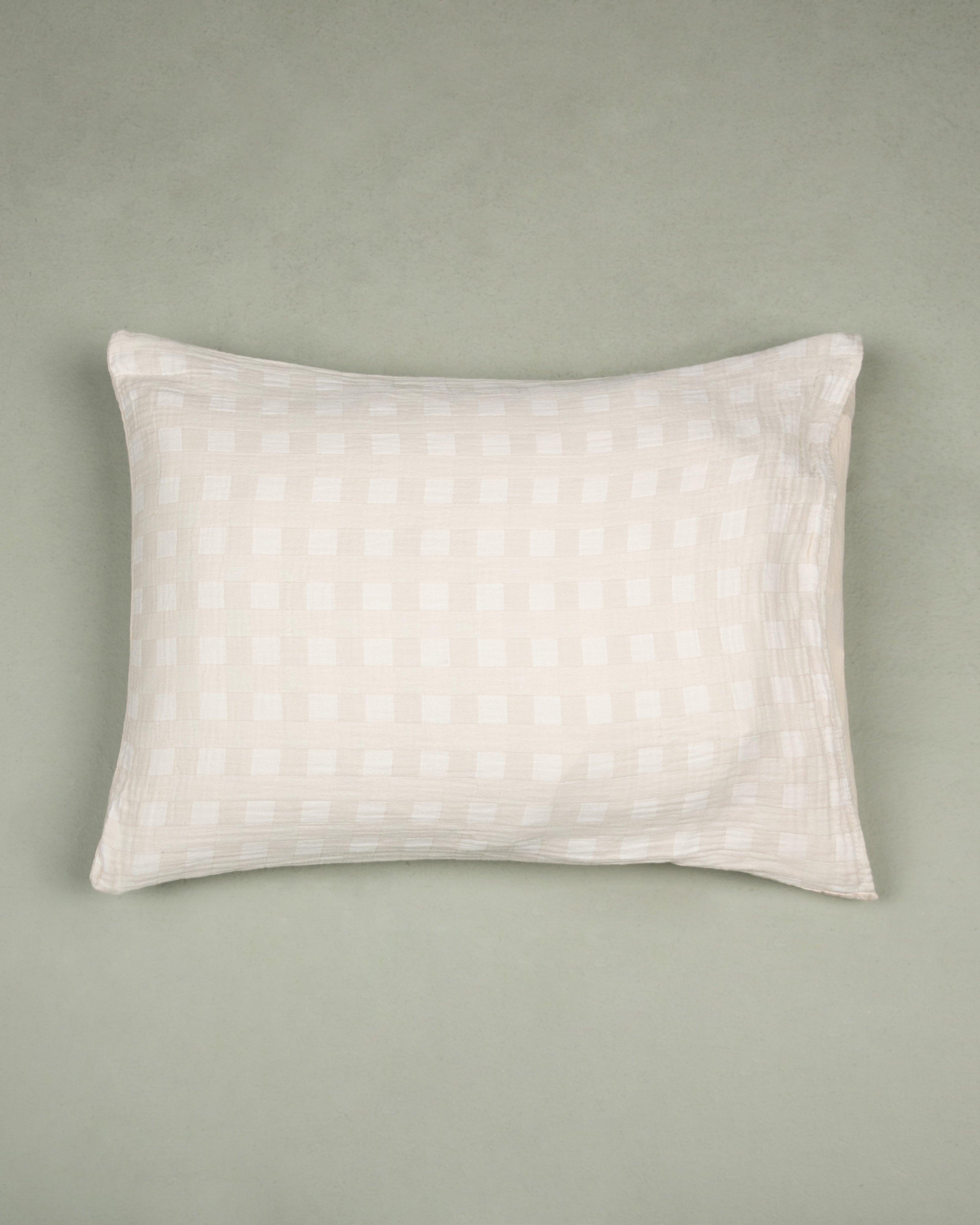 Clarry Washed Pillow Case Pair -  Stone