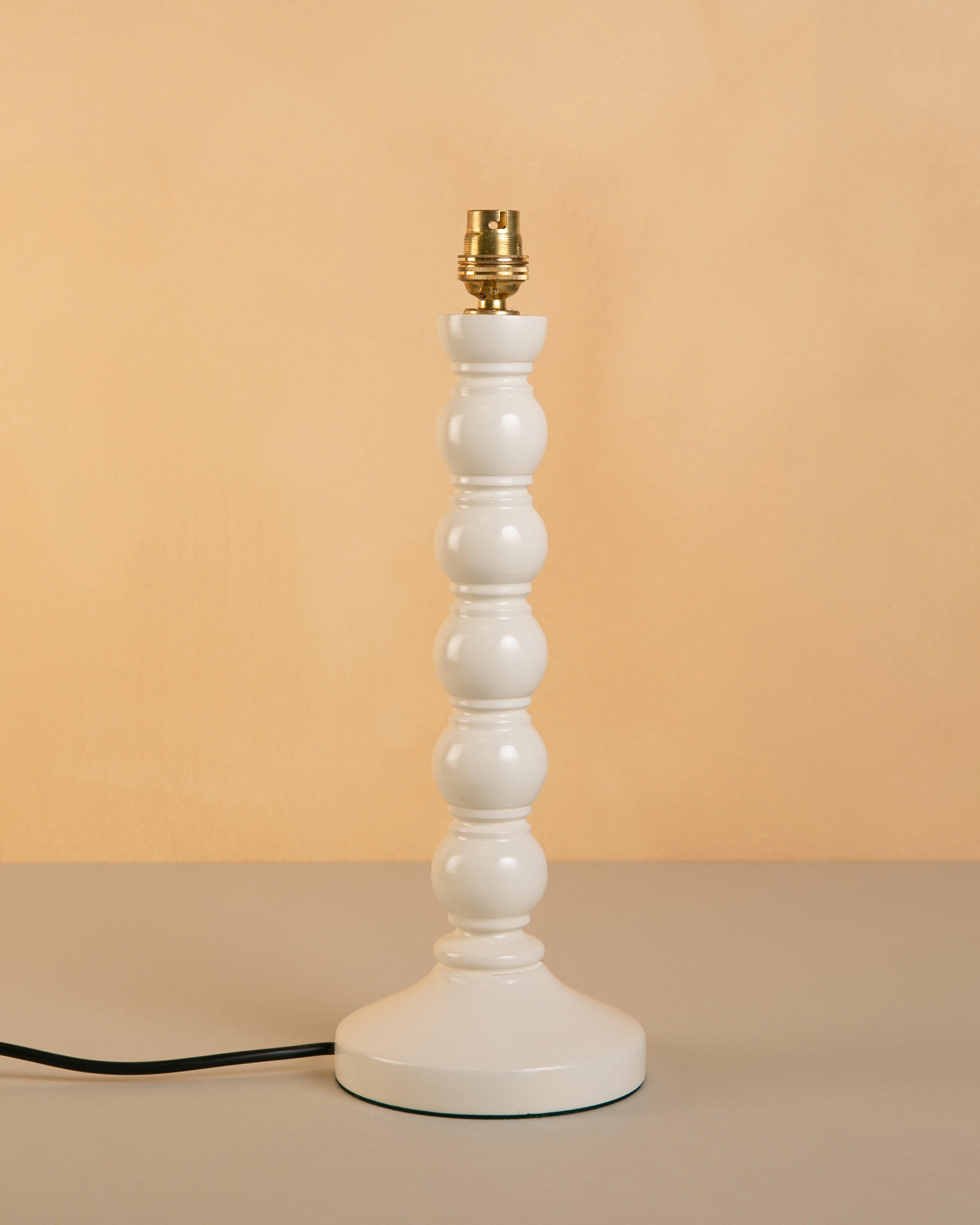 The Little Haus Small Bobbin Lamp -  Milk