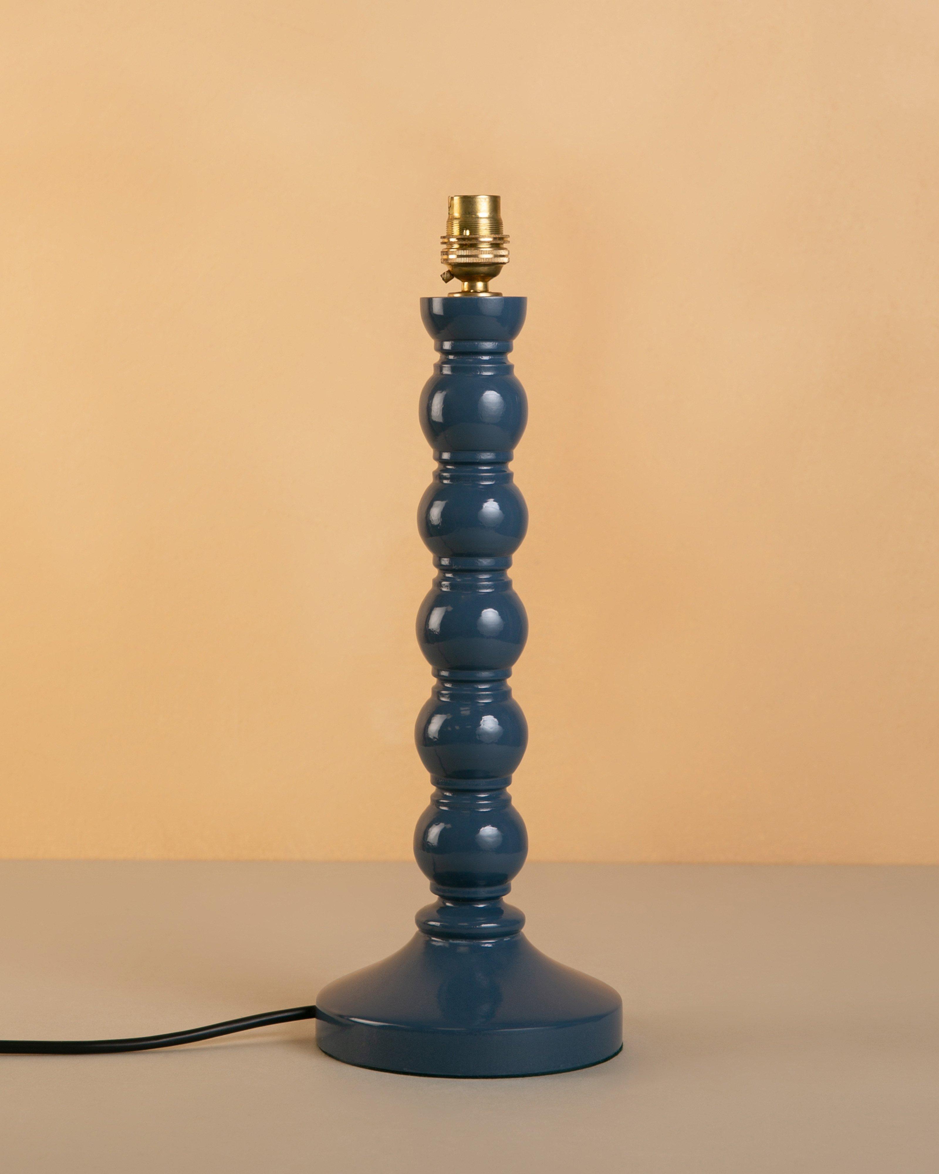 The Little Haus Small Bobbin Lamp -  Navy