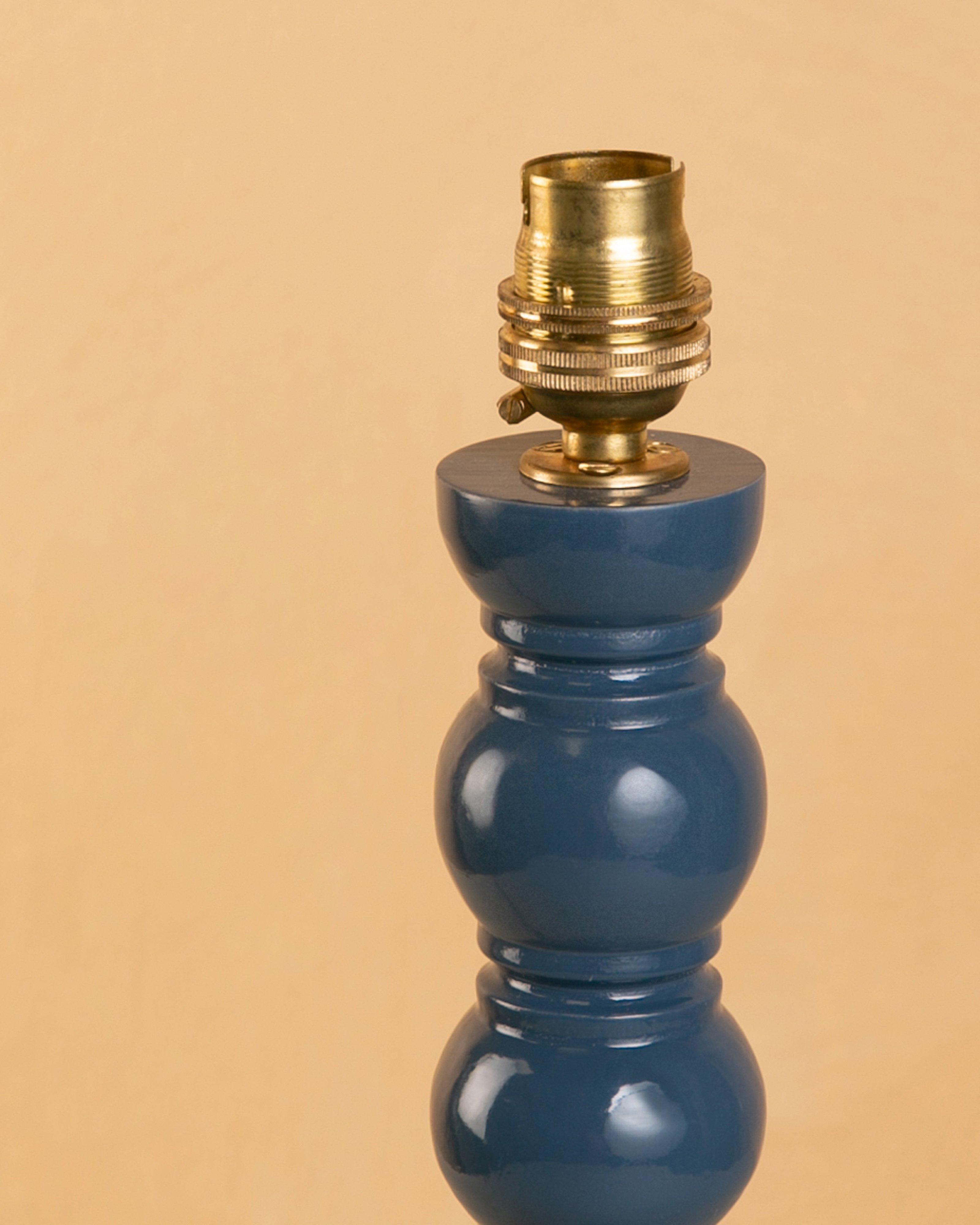 The Little Haus Small Bobbin Lamp -  Navy