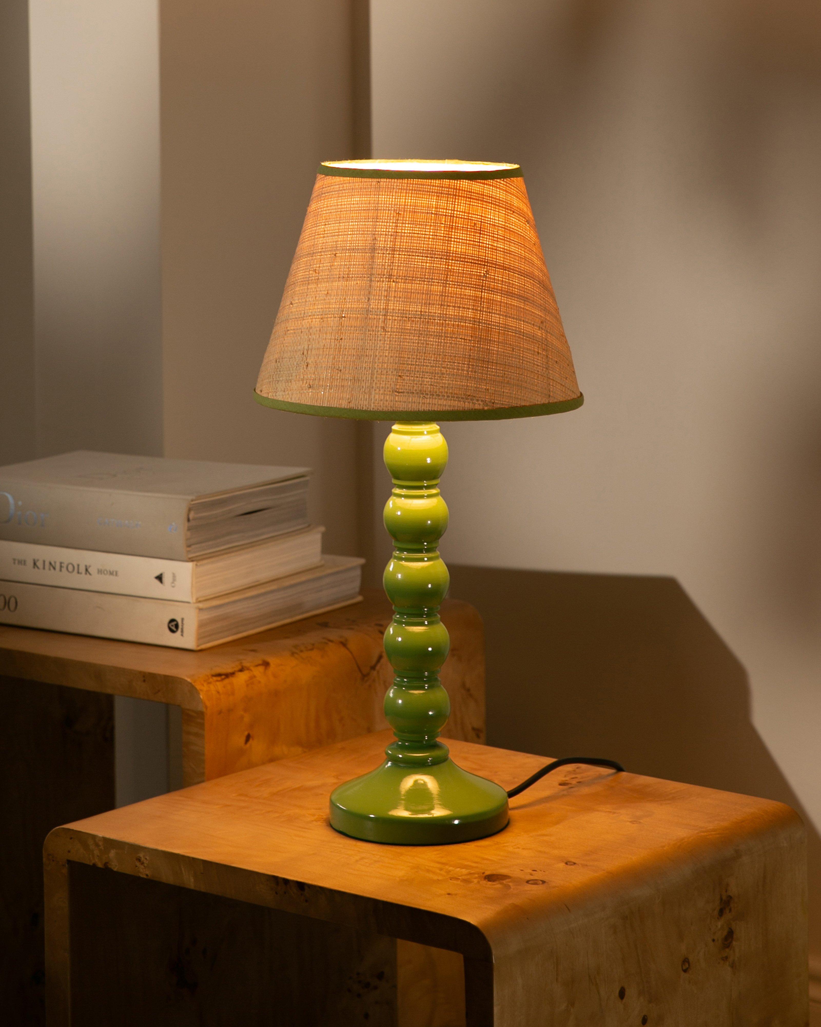 The Little Haus Small Bobbin Lamp -  Green