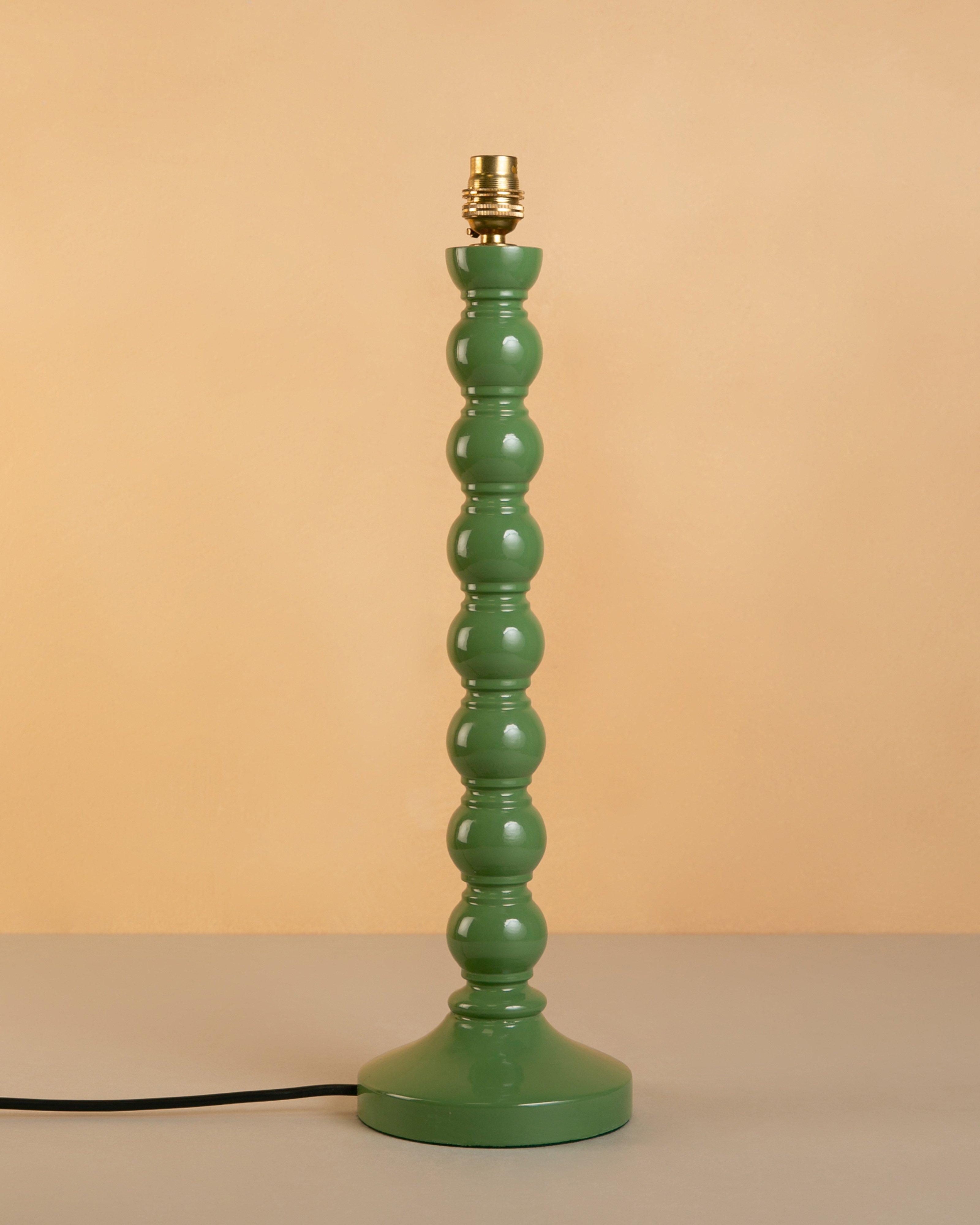The Little Haus Large Bobbin Lamp -  Green