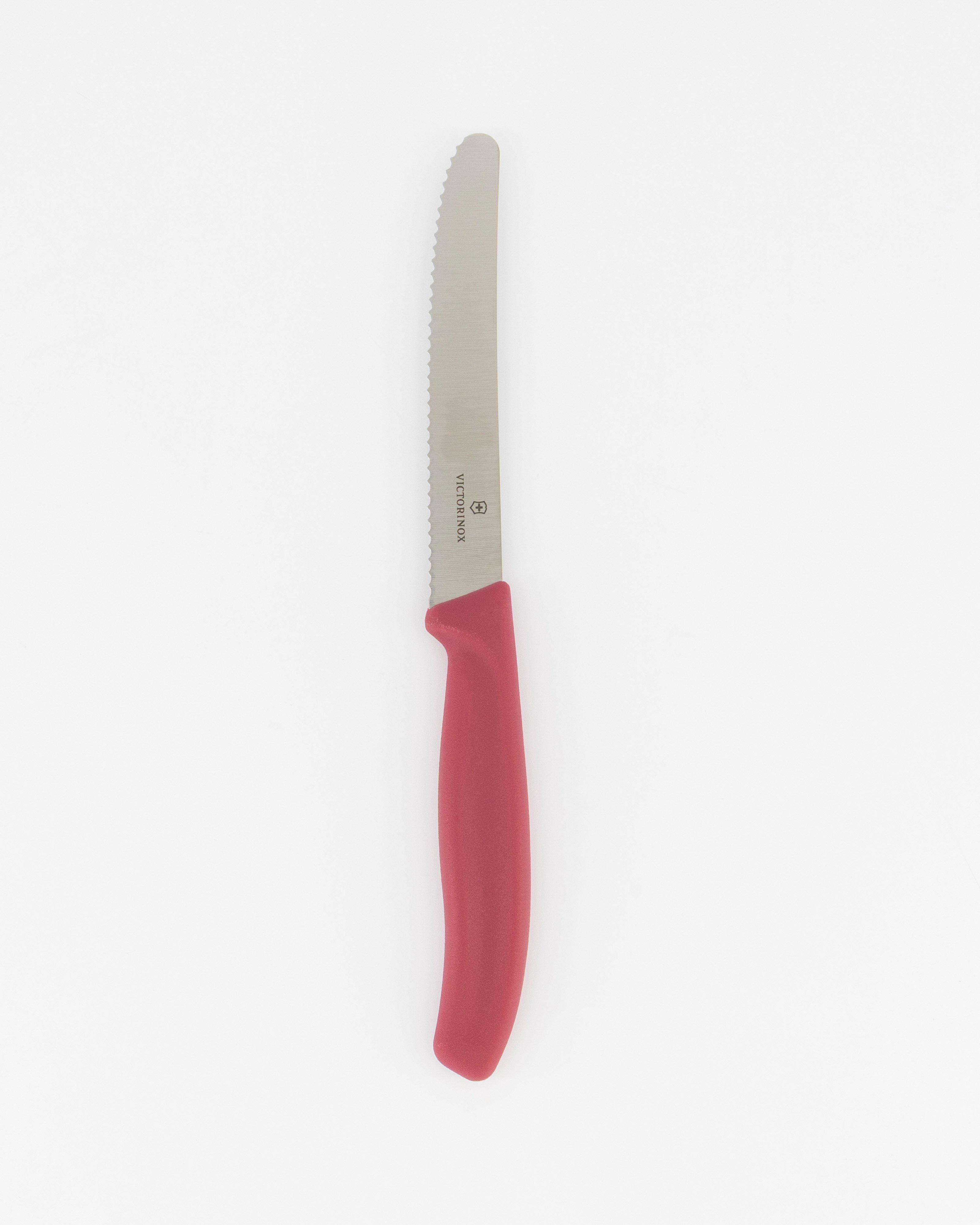Victorinox 11cm Classic Paring Serrated Knife -  Magenta