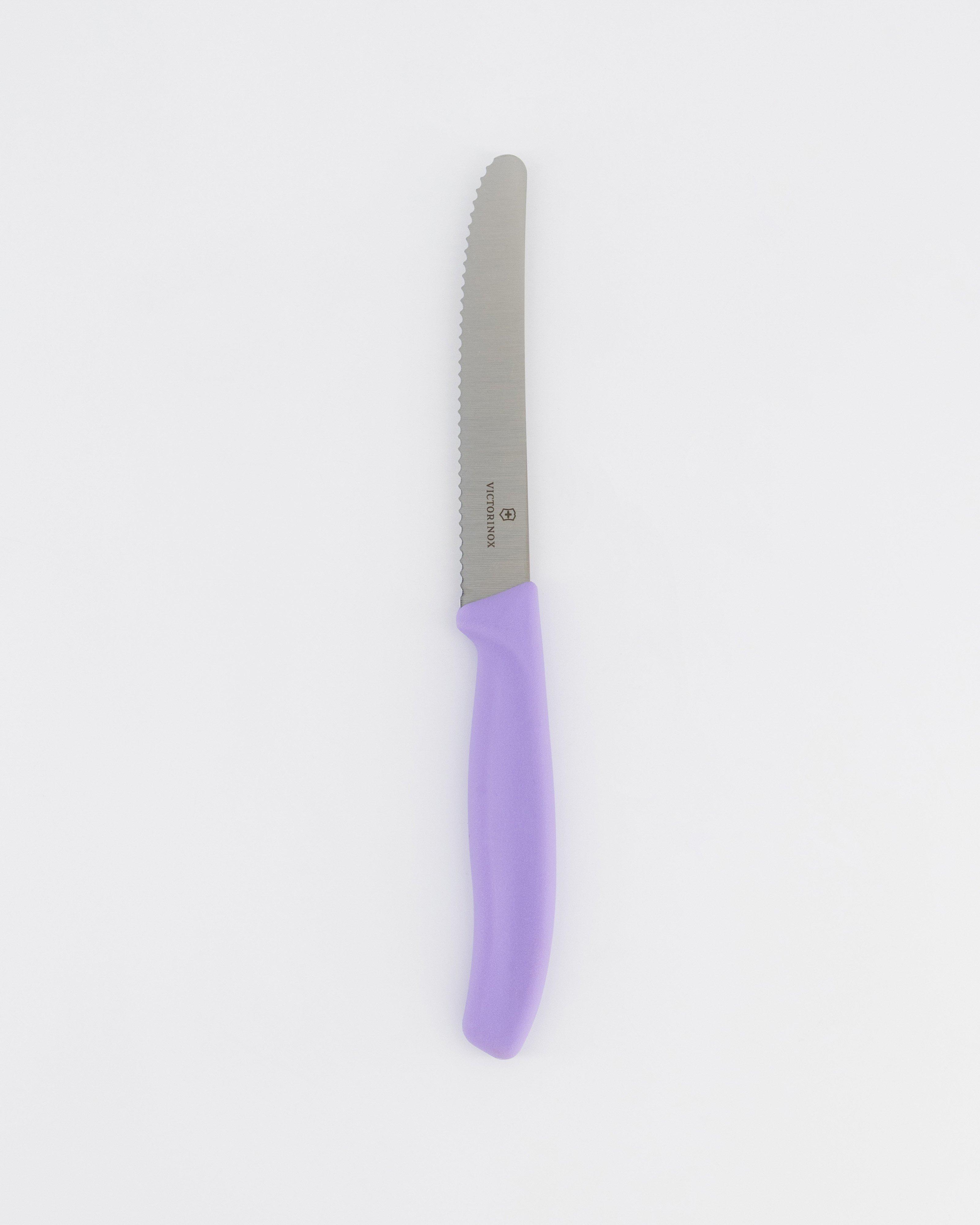 Victorinox 11cm Classic Paring Serrated Knife -  Purple