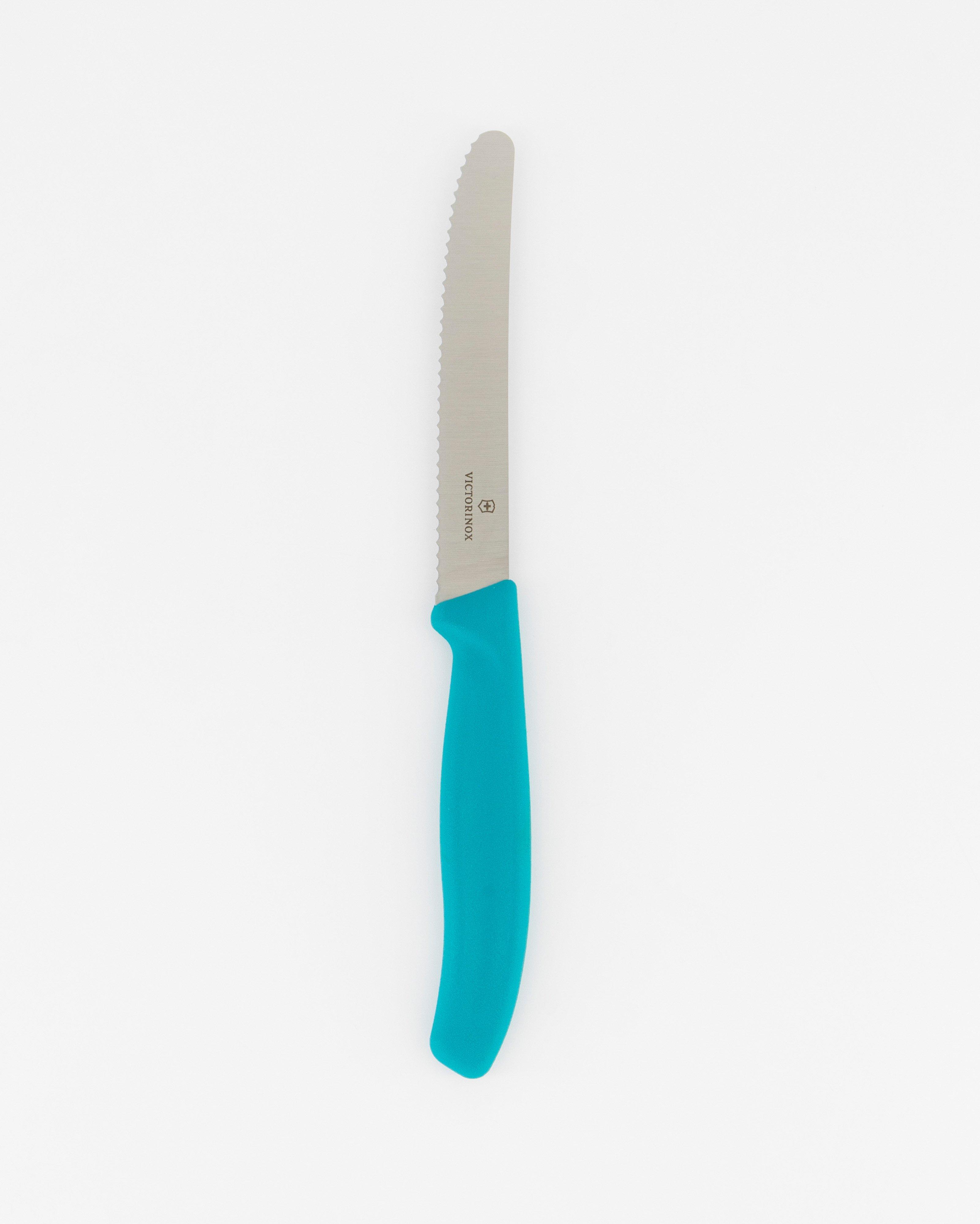 Victorinox 11cm Classic Paring Serrated Knife -  Turquoise