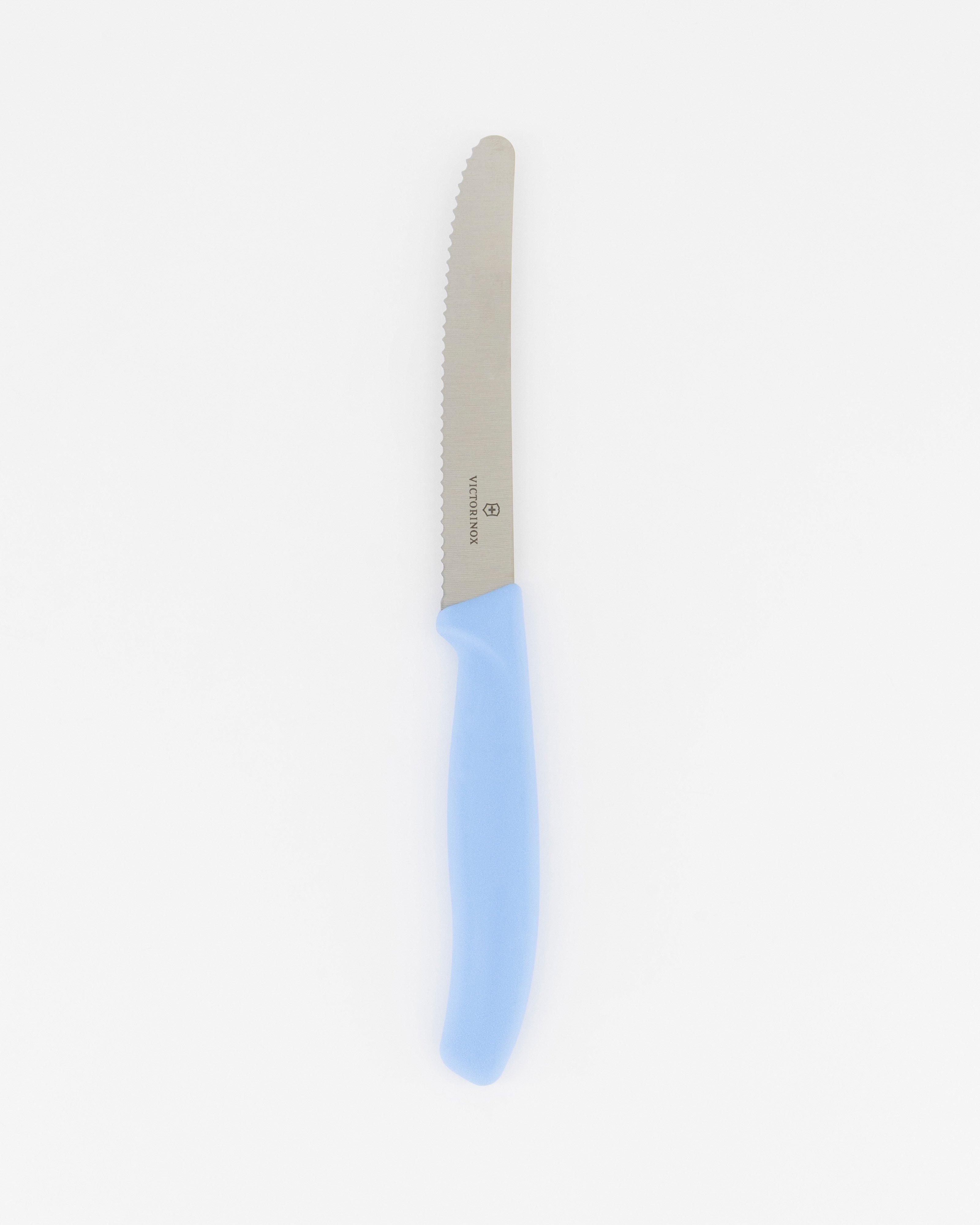 Victorinox 11cm Classic Paring Serrated Knife -  Cloud Blue