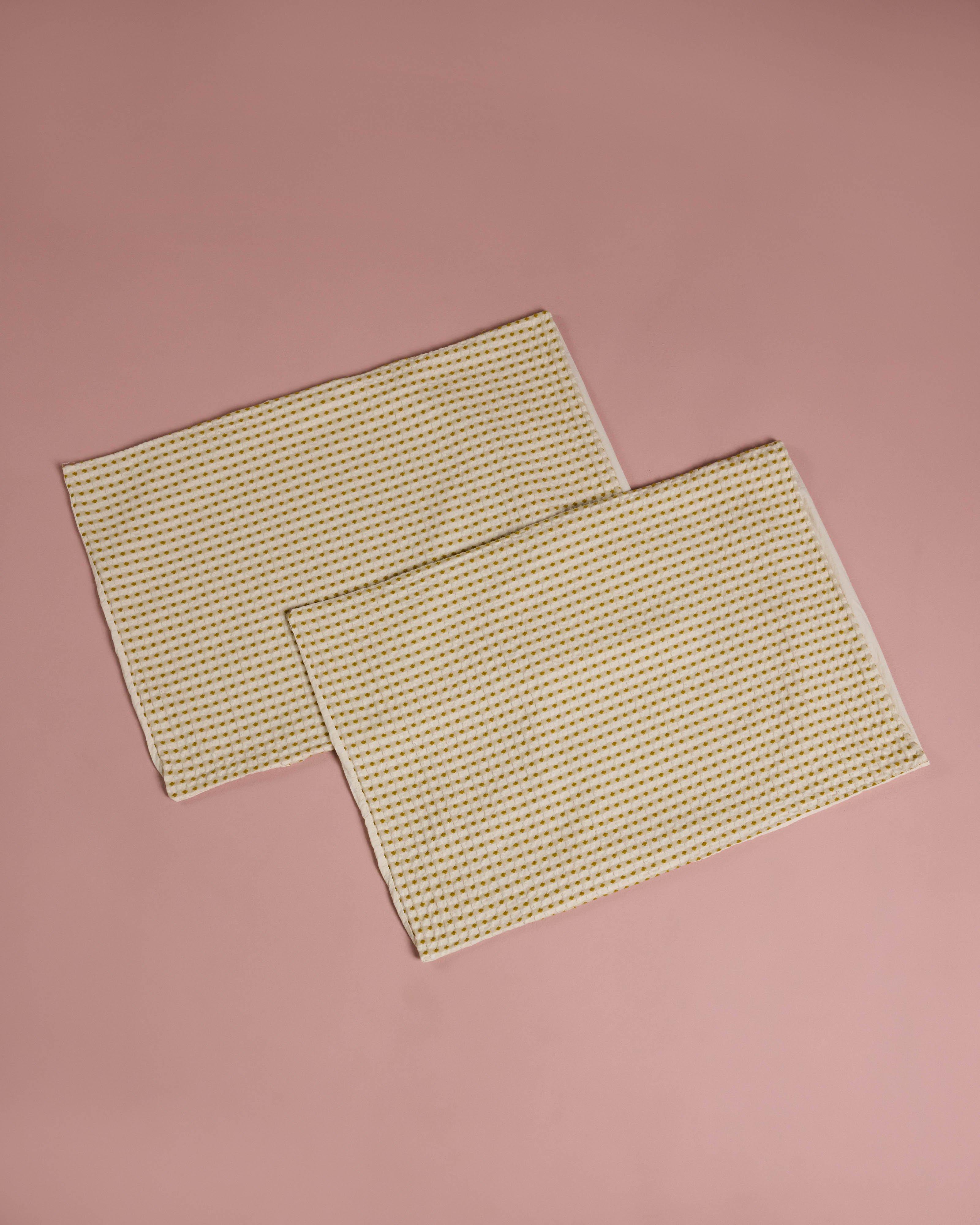 Hyde Textured Pillow Set -  Yellow