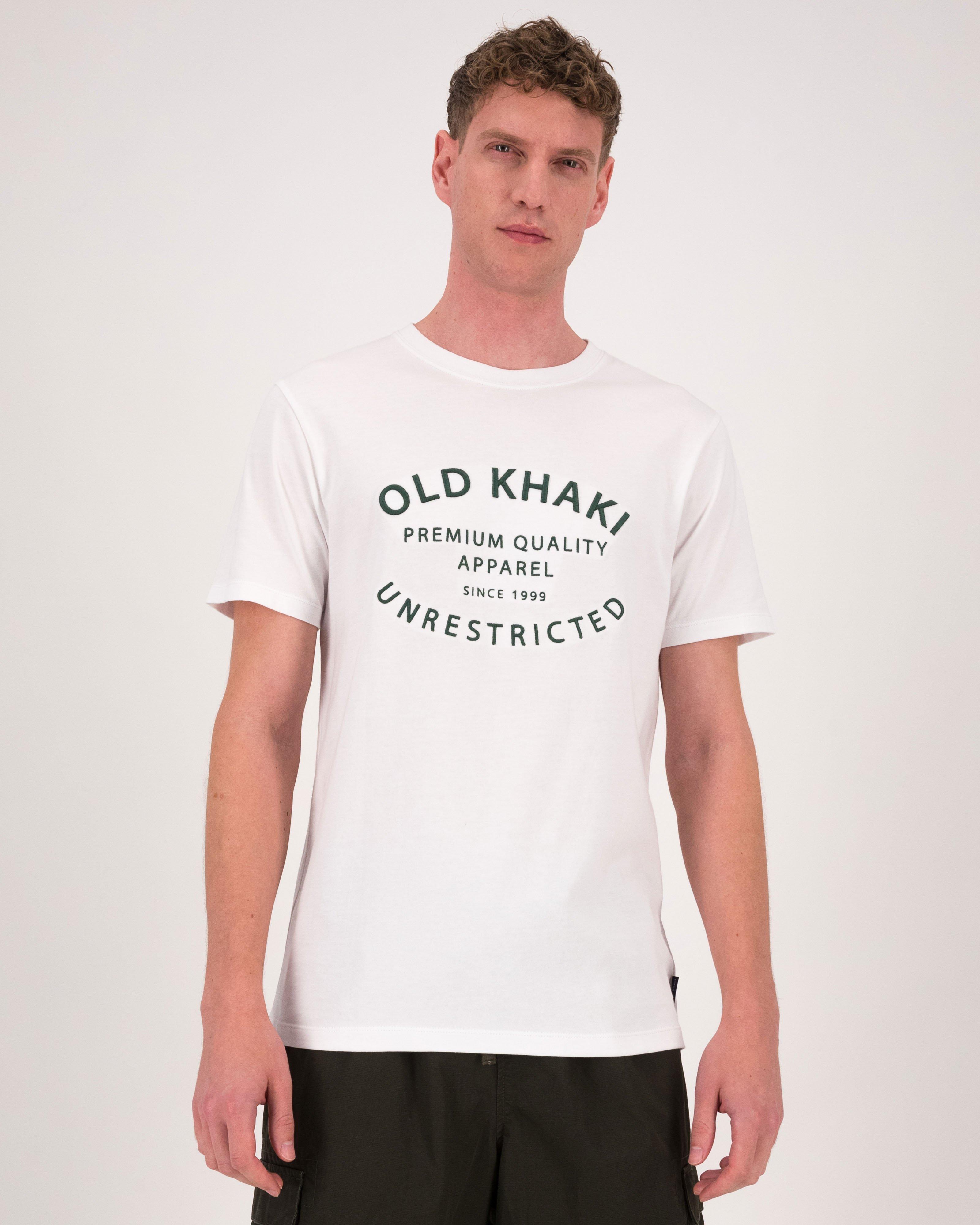 Old Khaki Men's Maison Embroidery T-shirt | Cape Union Mart