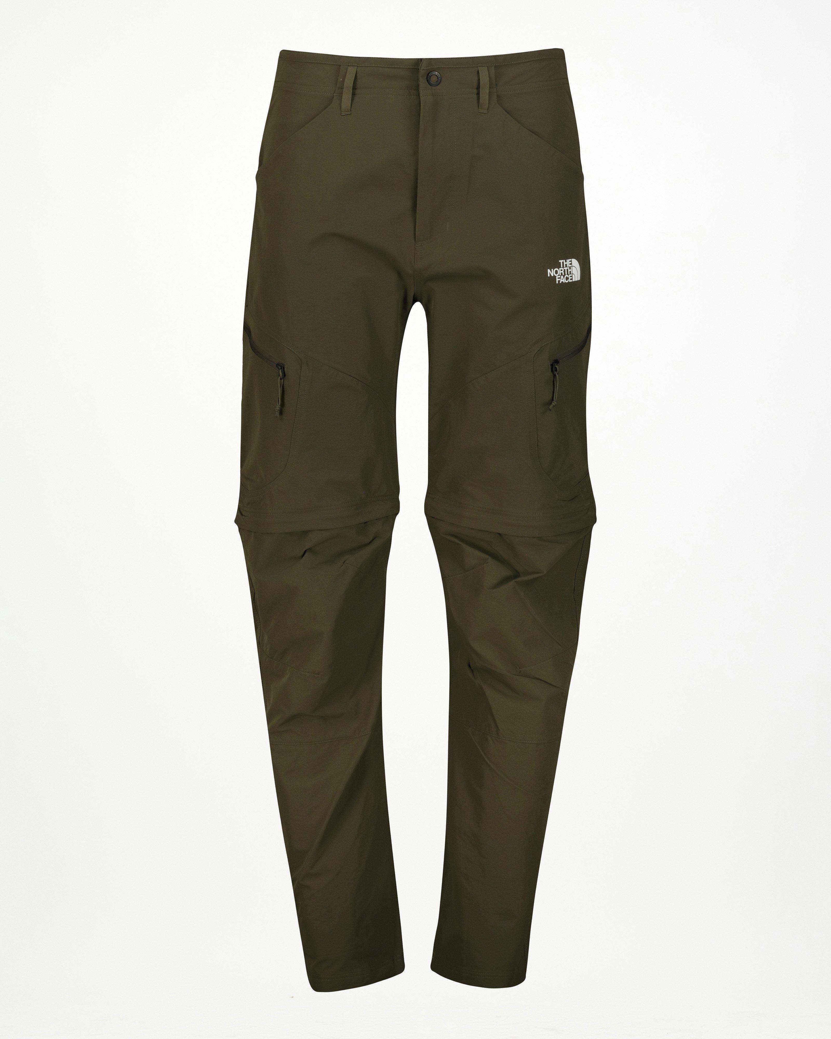 The North Face Men’s Exploration Convertible Tapered Pants -  Dark Green