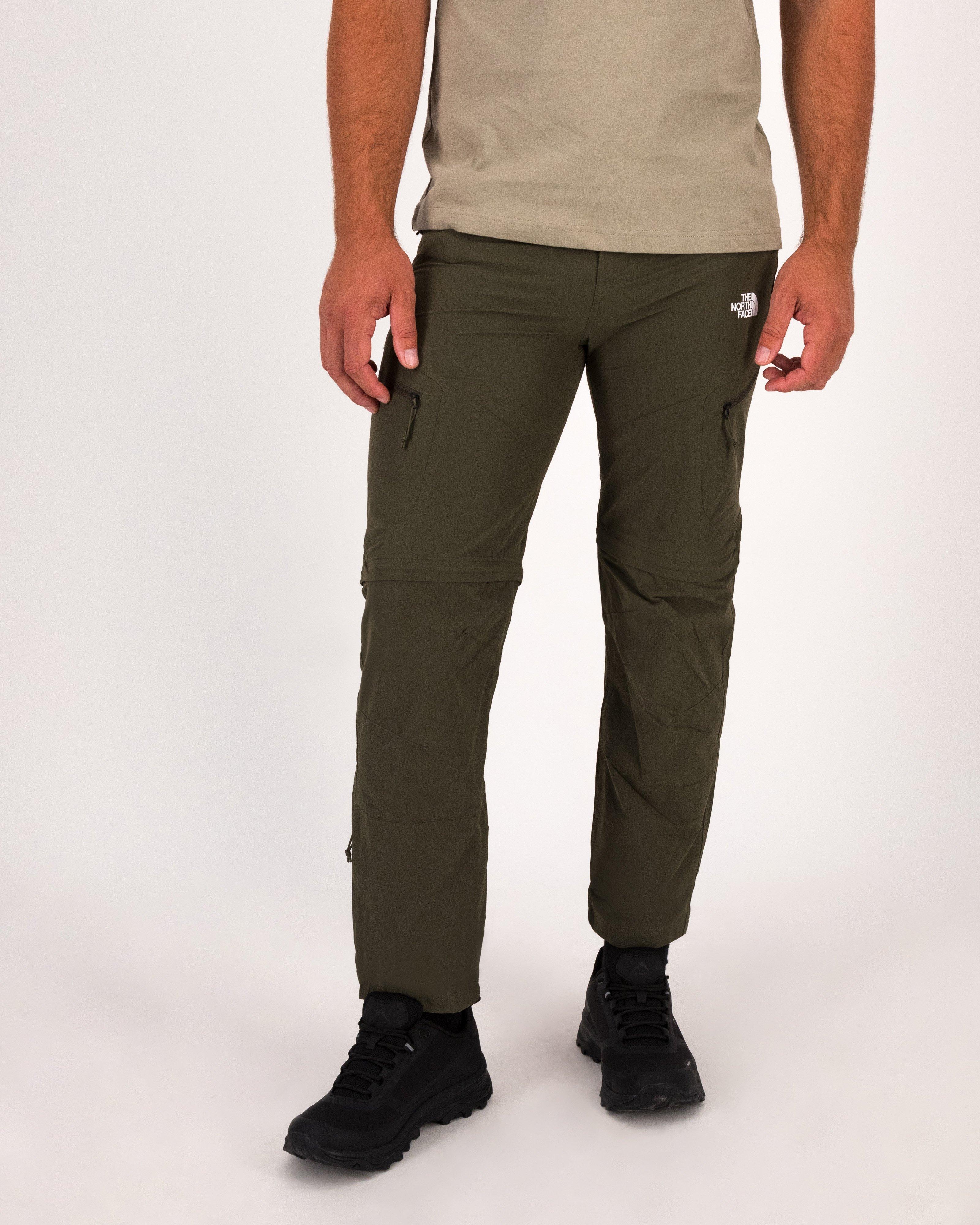 The North Face Men’s Exploration Convertible Tapered Pants -  Dark Green