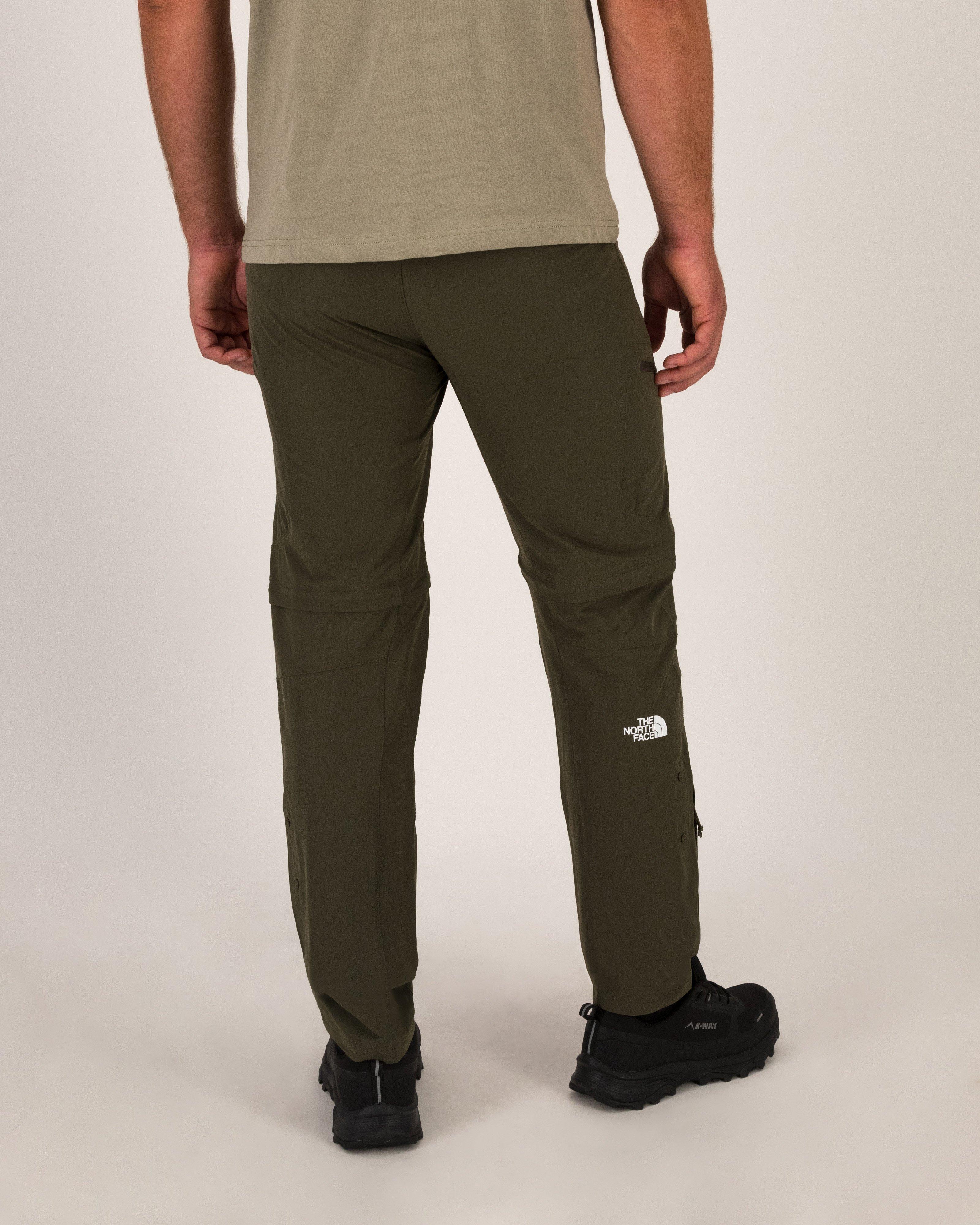 The North Face Men’s Exploration Convertible Tapered Pants -  Dark Green