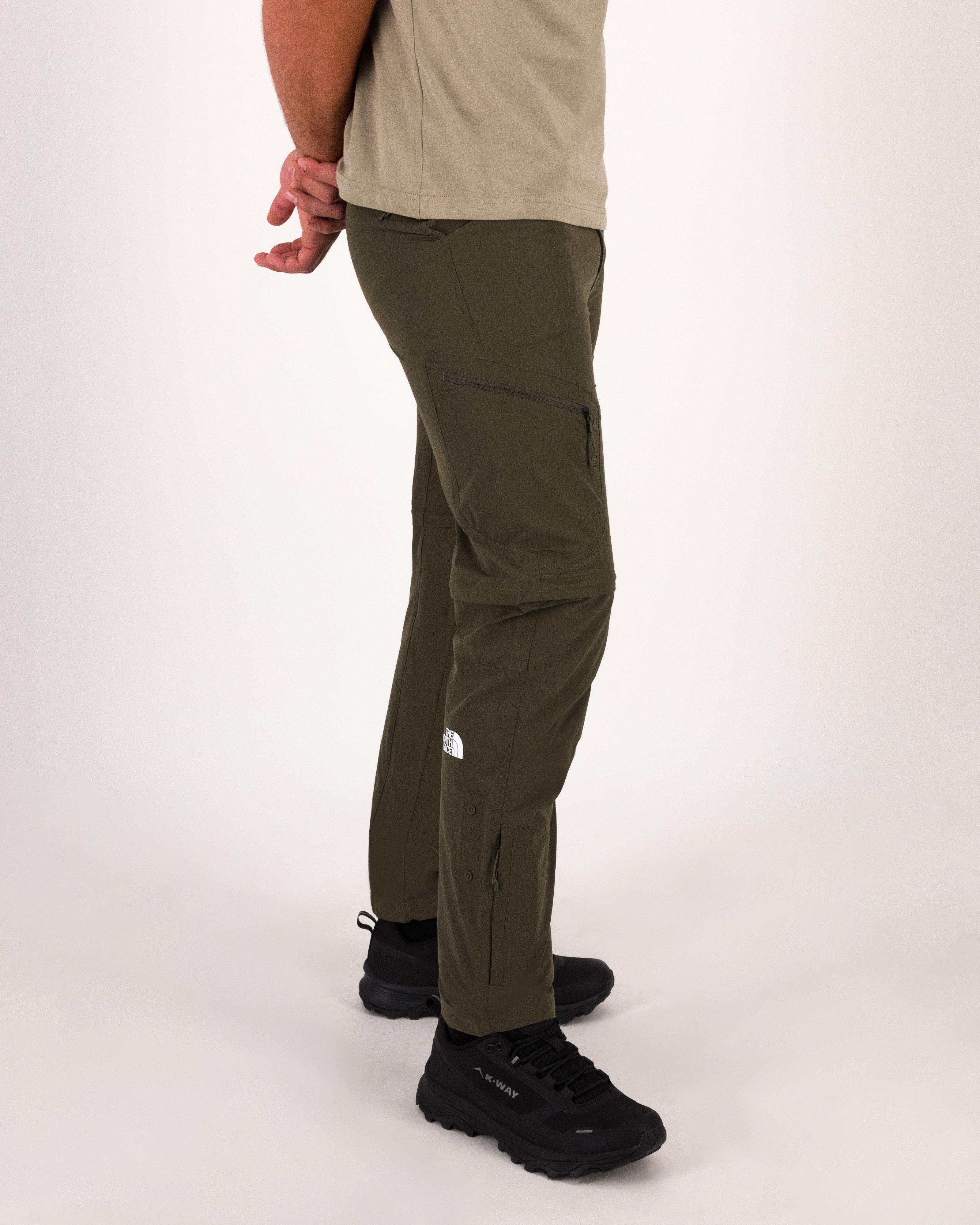 The North Face Men’s Exploration Convertible Tapered Pants -  Dark Green