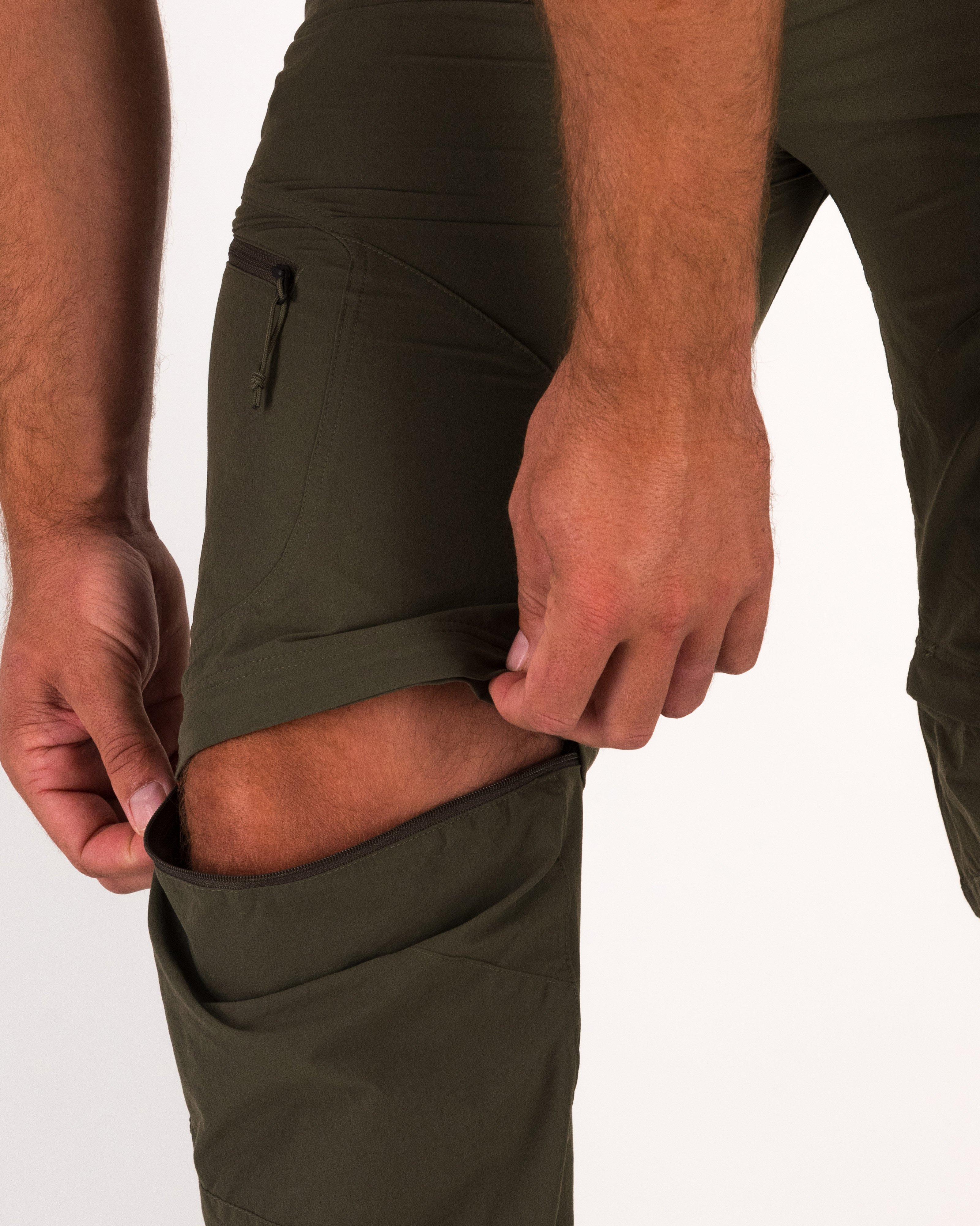 The North Face Men’s Exploration Convertible Tapered Pants -  Dark Green
