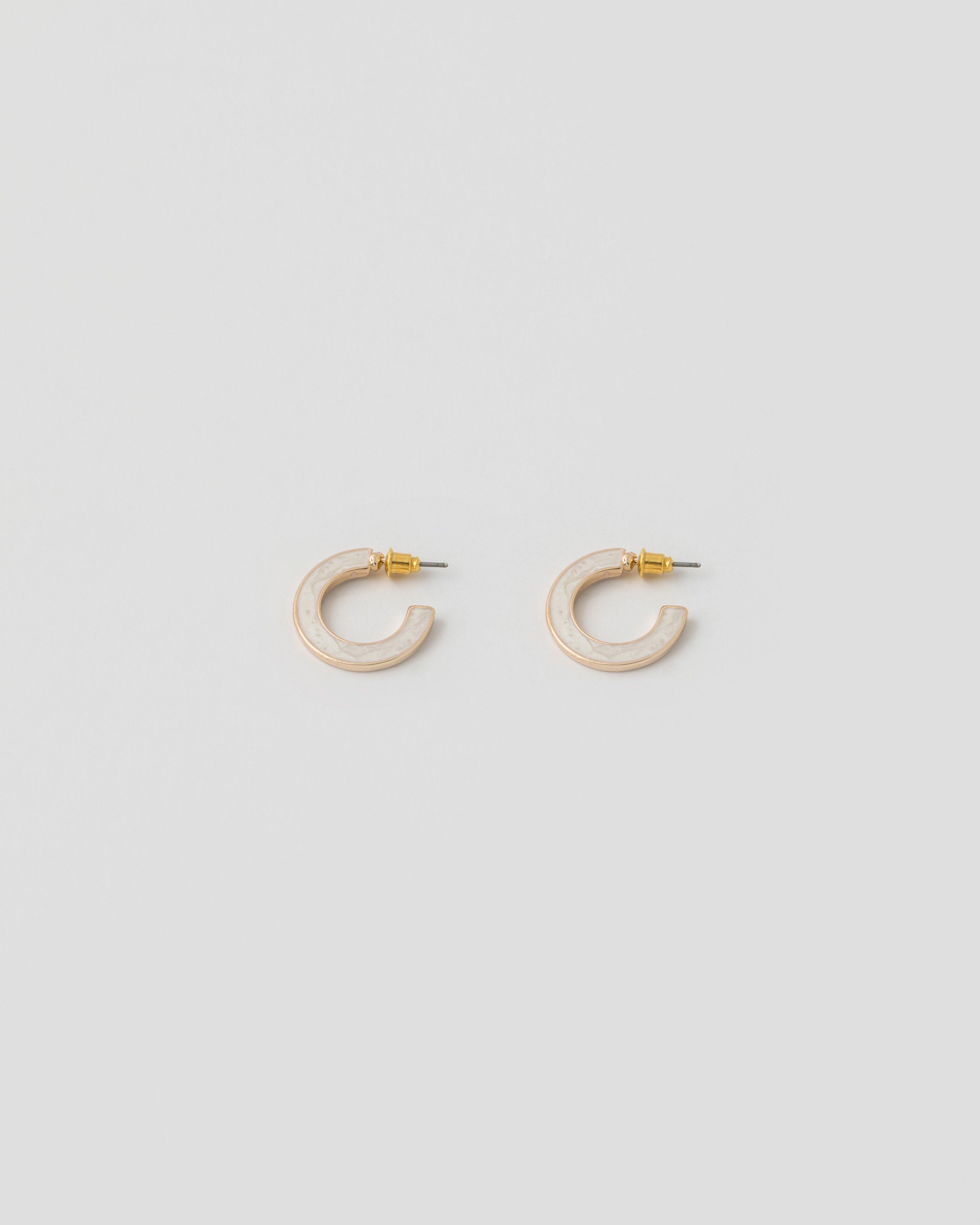Triple Strand Hoop Earrings -  Gold