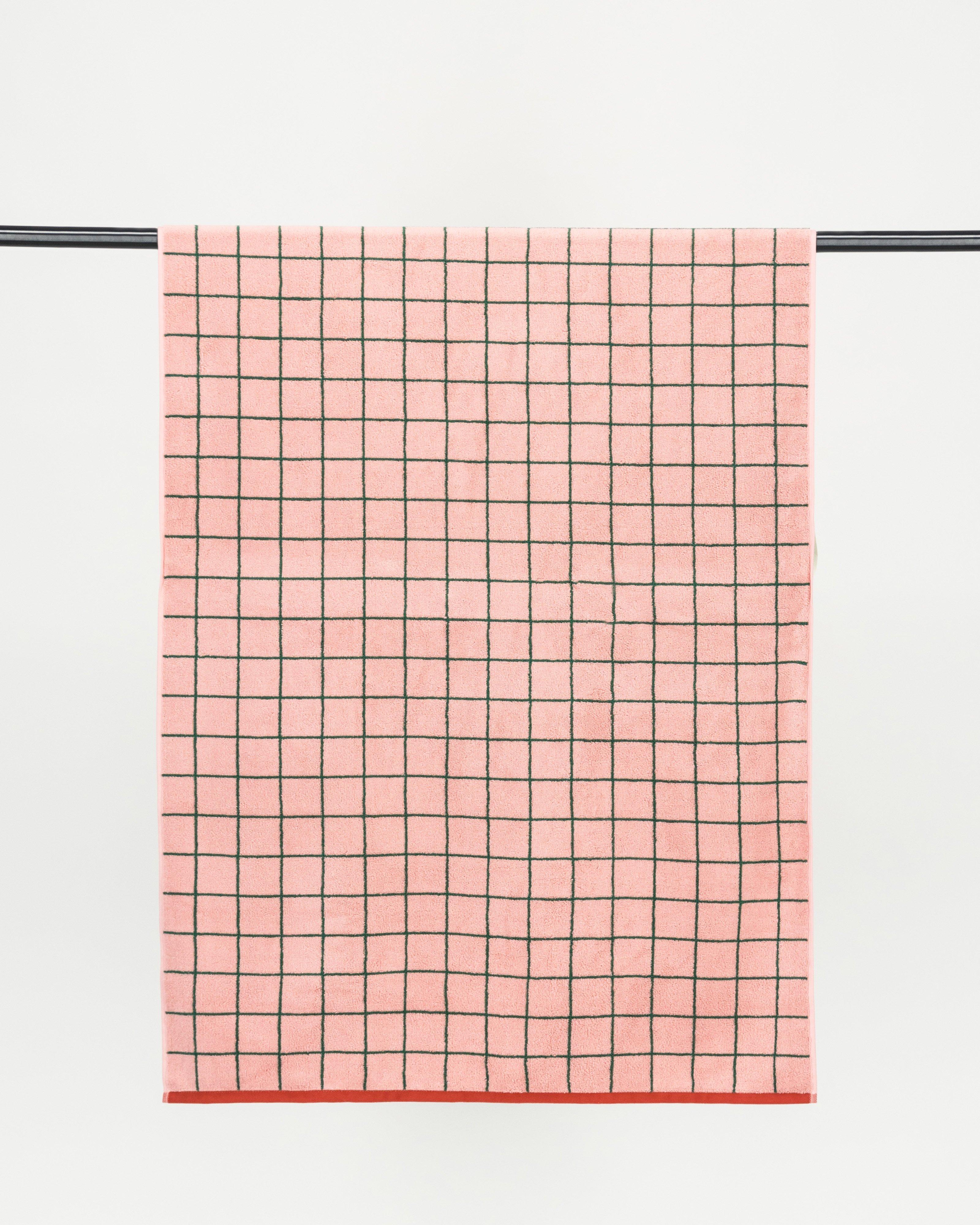 Jade Assorted Check Bath Sheet -  Assorted