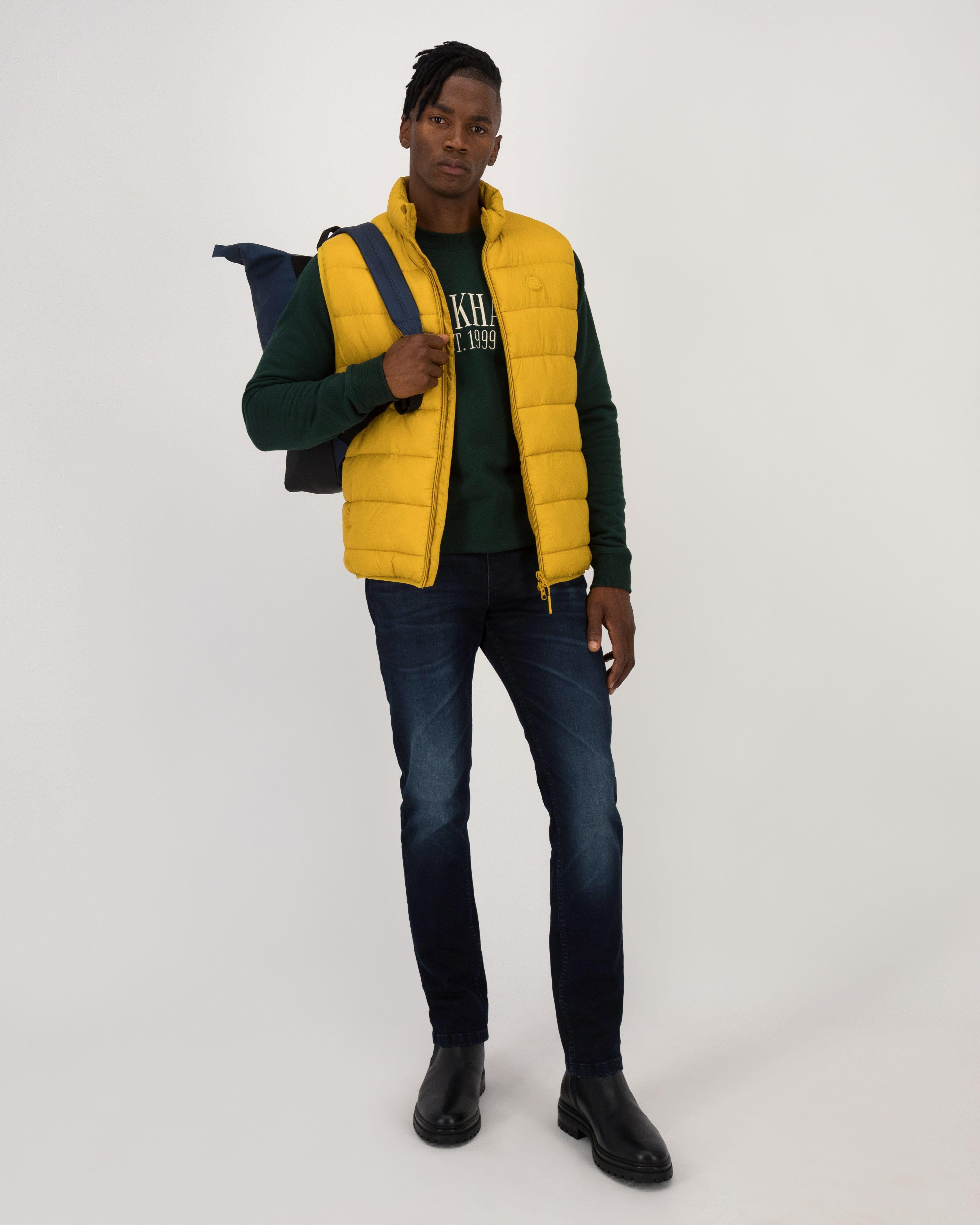 Men's Banker Gilet -  Yellow