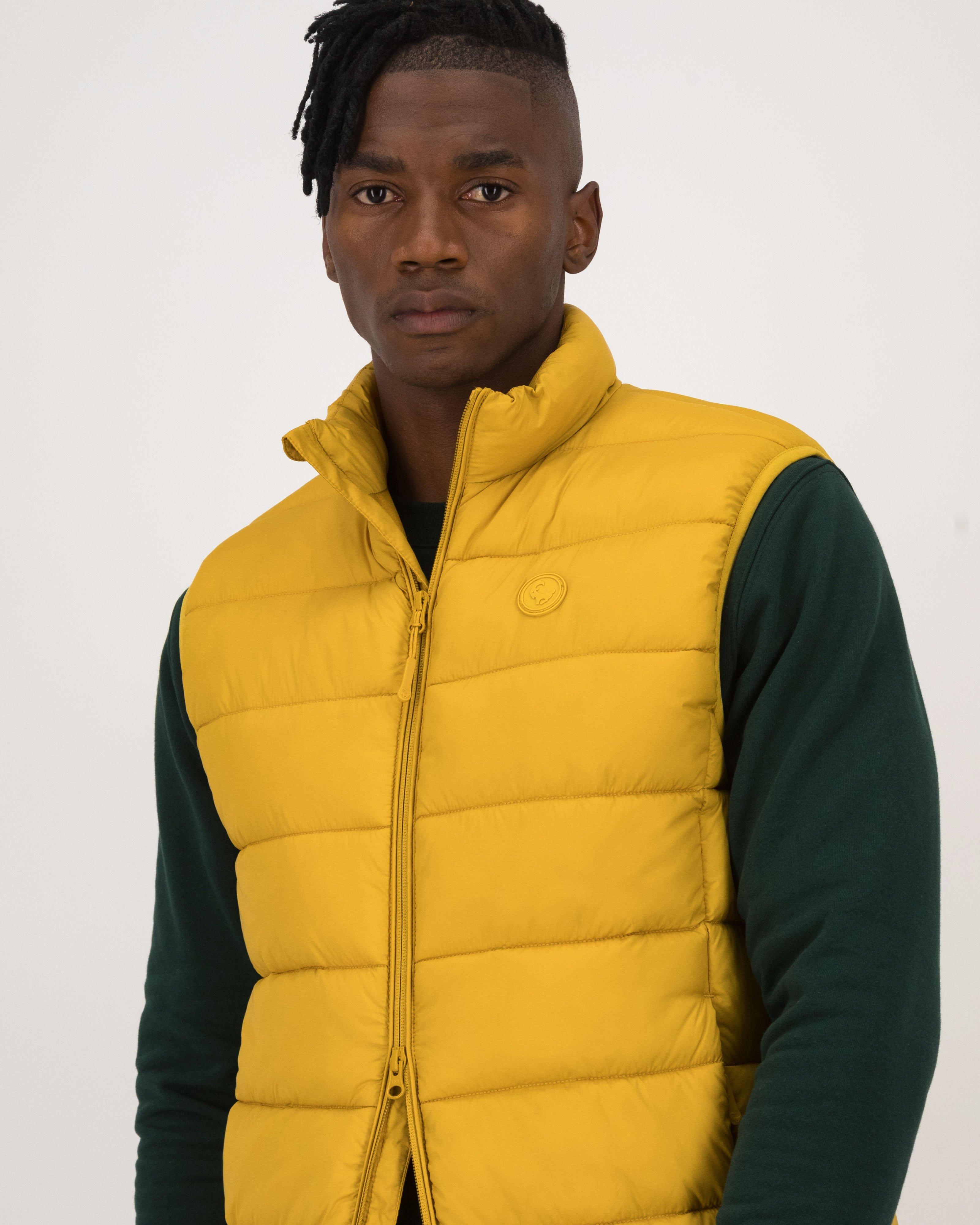 Men's Banker Gilet -  Yellow