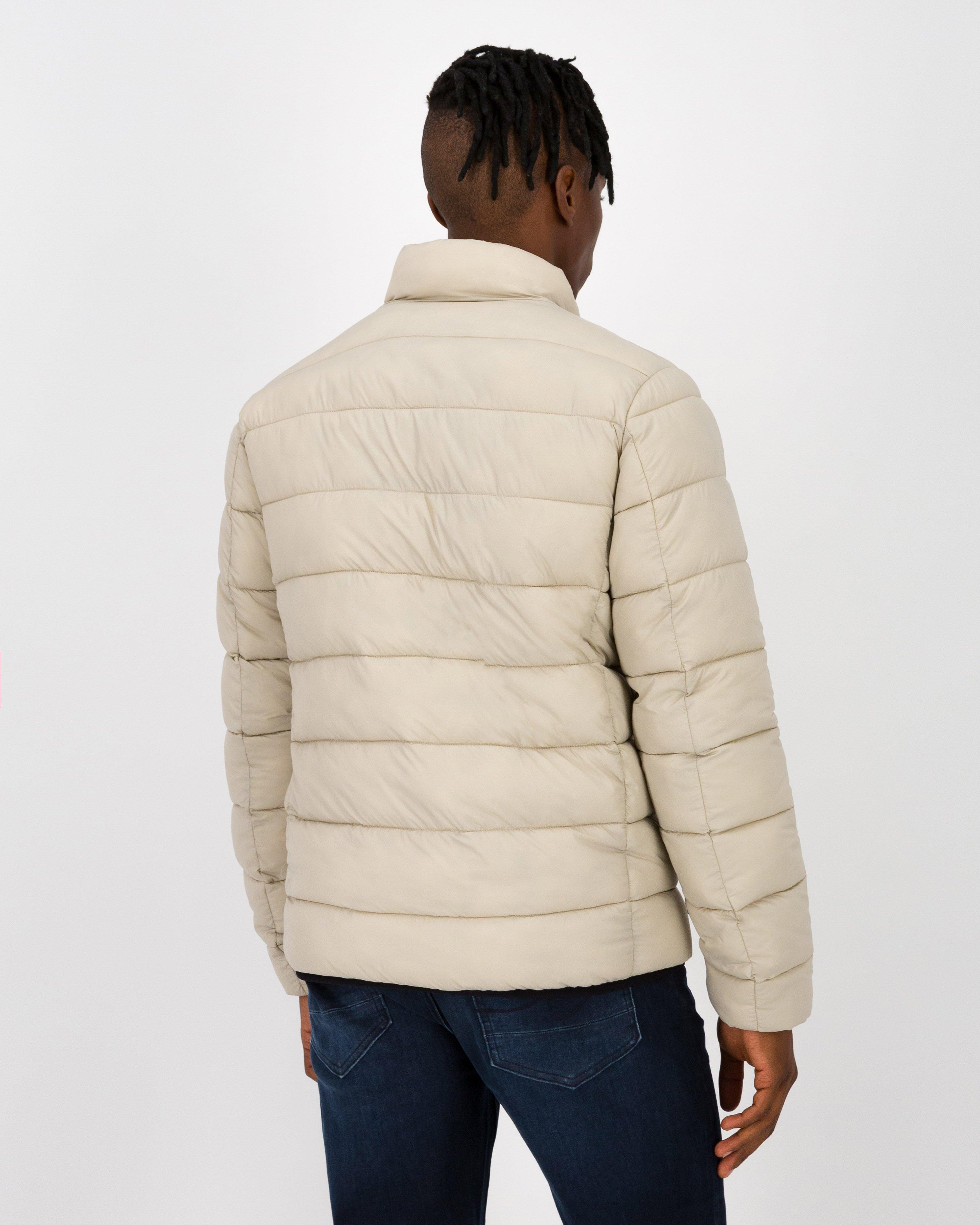 Men’s Parker Puffer Jacket  -  Stone