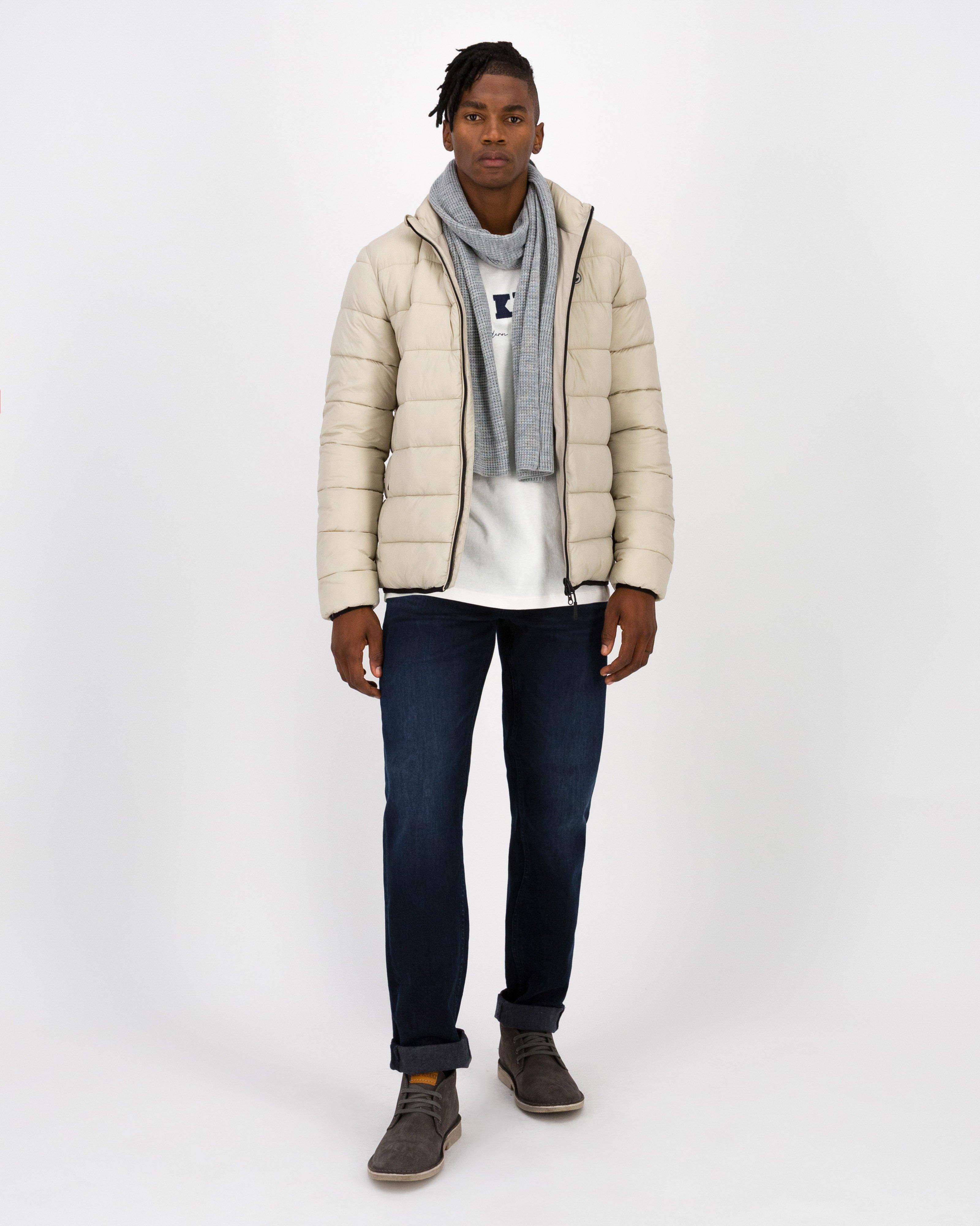 Men’s Parker Puffer Jacket  -  Stone