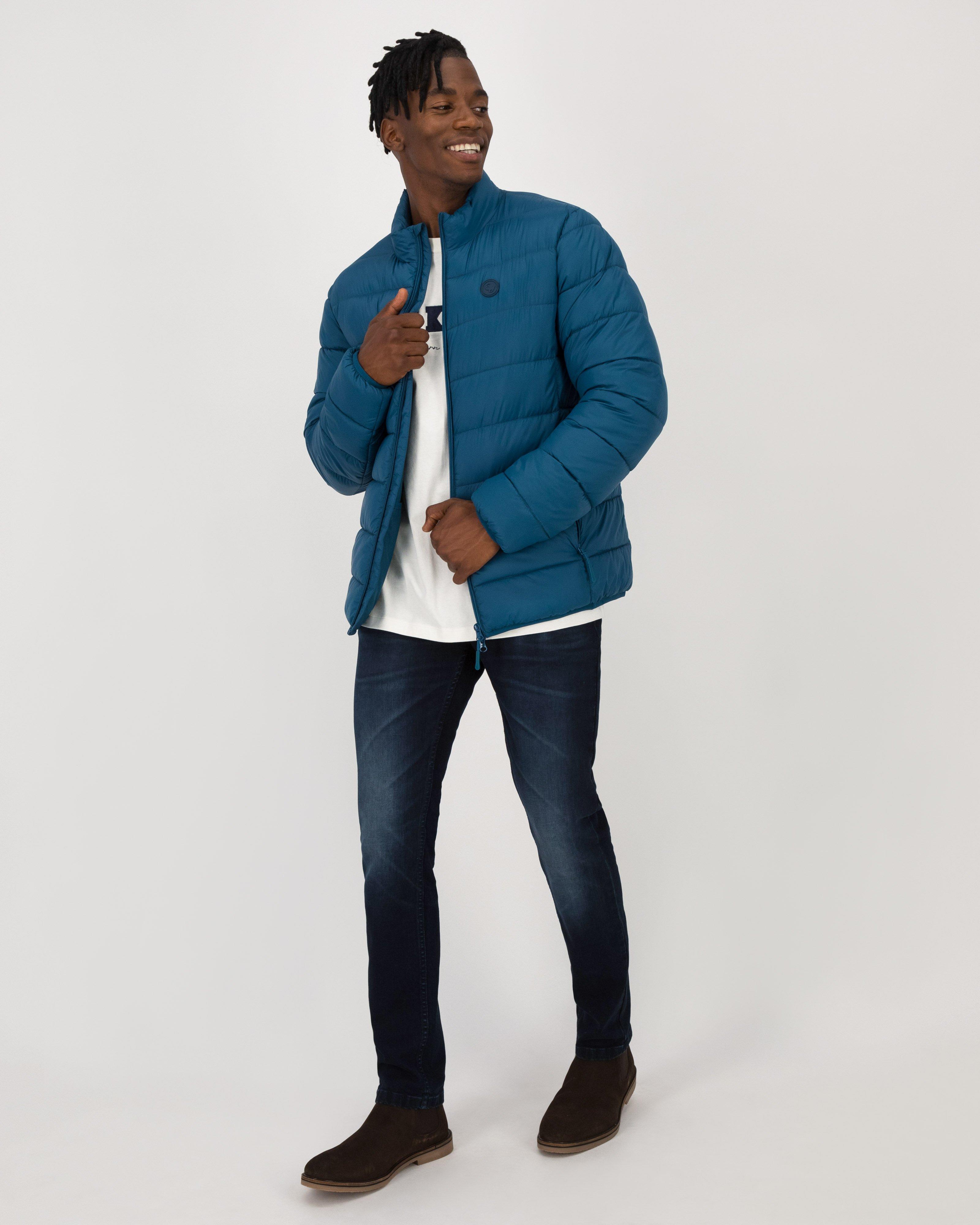 Old Khaki Men’s Parker Puffer Jacket -  Teal