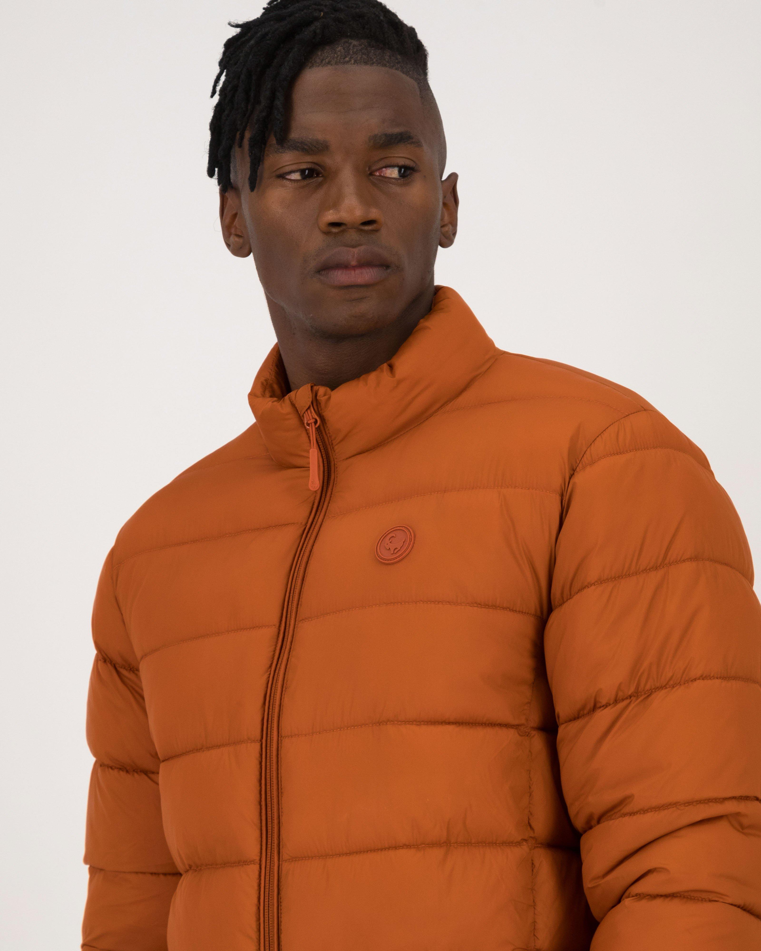 Old Khaki Men’s Parker Puffer Jacket -  Orange